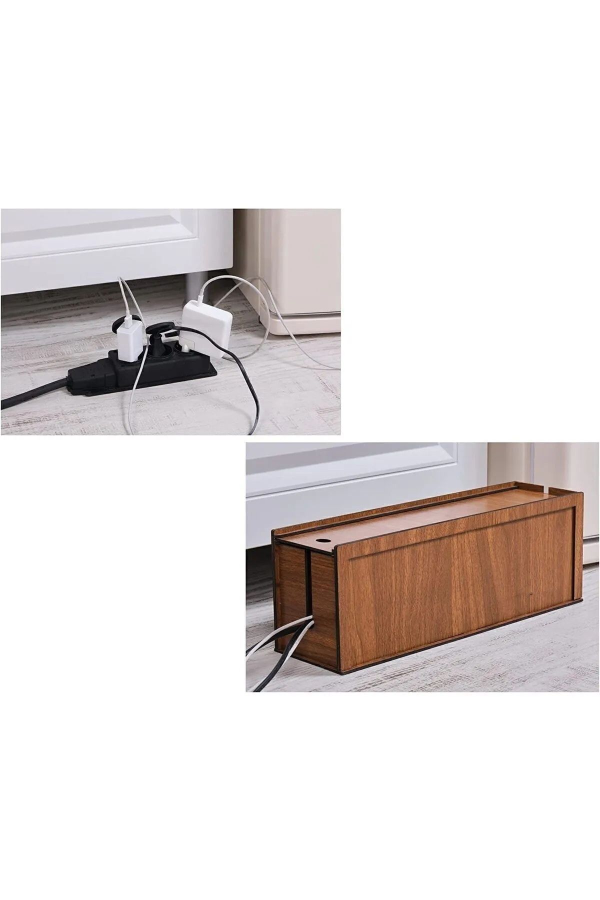 Kablo Priz Saklama Kutusu Priz Organizeri 40x11x14