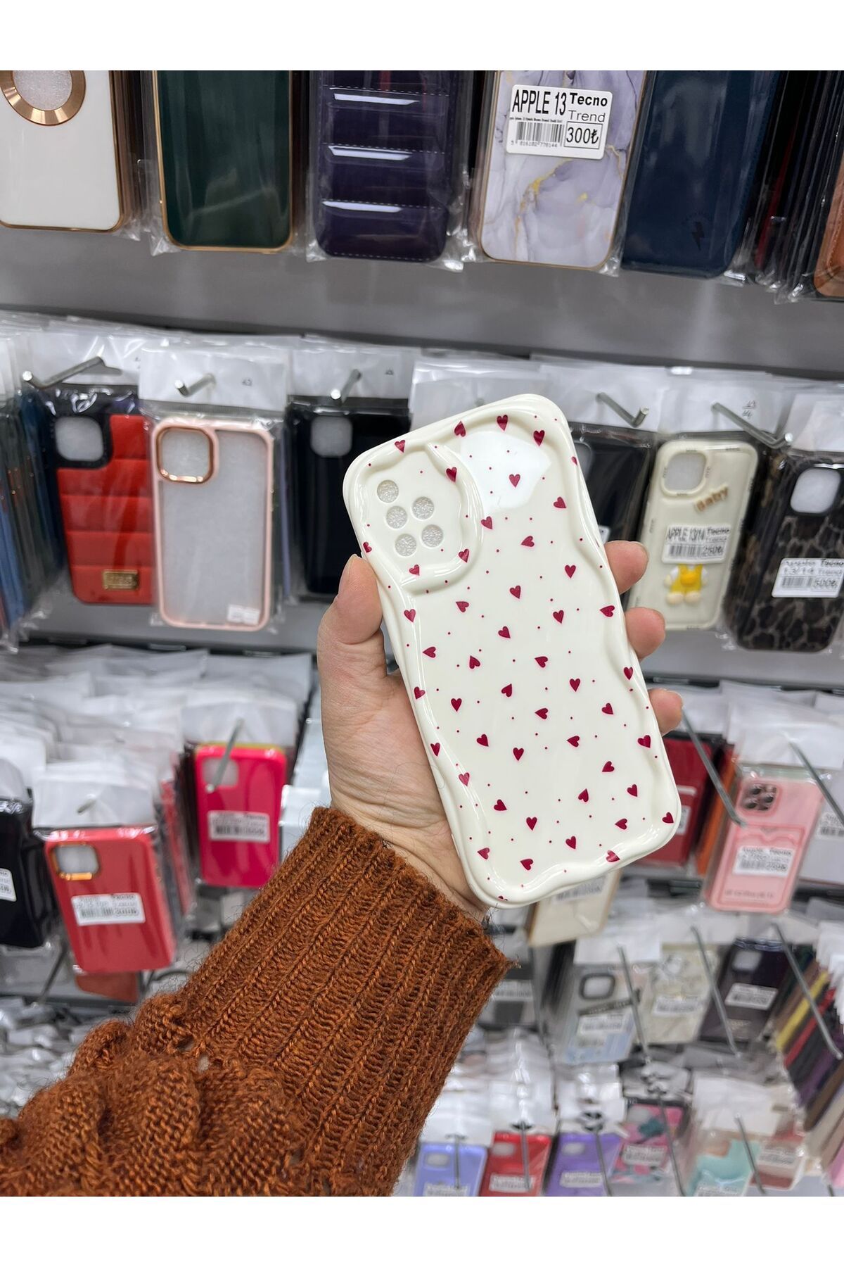 TECNOTREND Galaxy A51 Kalpli Desenli Baskılı Kabarık Kılıf