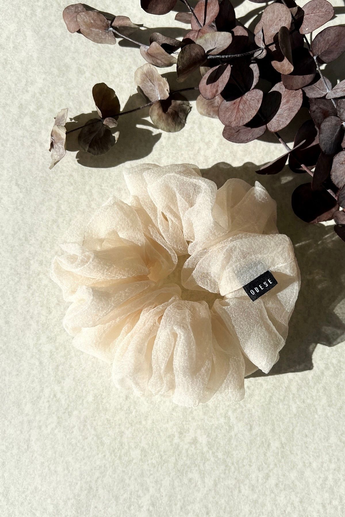 ODESE DESIGN-Handmade Medium Size Organza Scrunchie Hair Clip 1