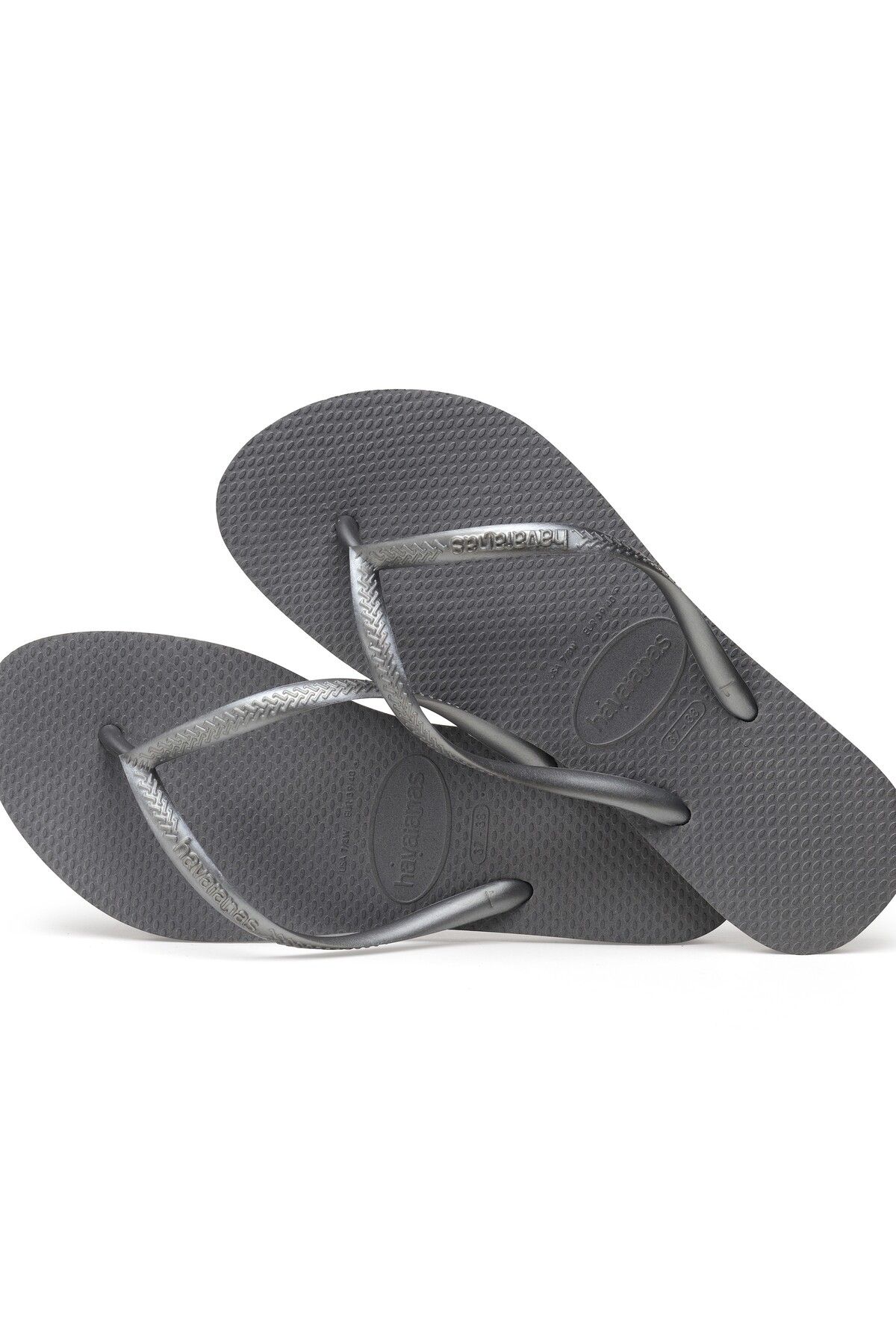 Havaianas-Дамски чехли Havanias Slim Steel Grey Grey 4000030-5178 4