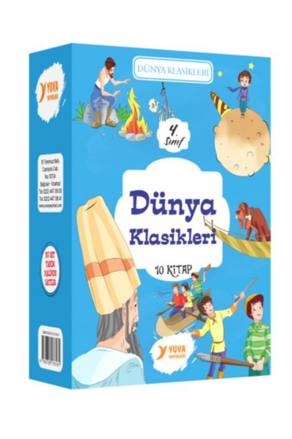 Destek Yayınları 4 Sınıf Dünya Klasikleri Serisi 10 Kitaplık Set