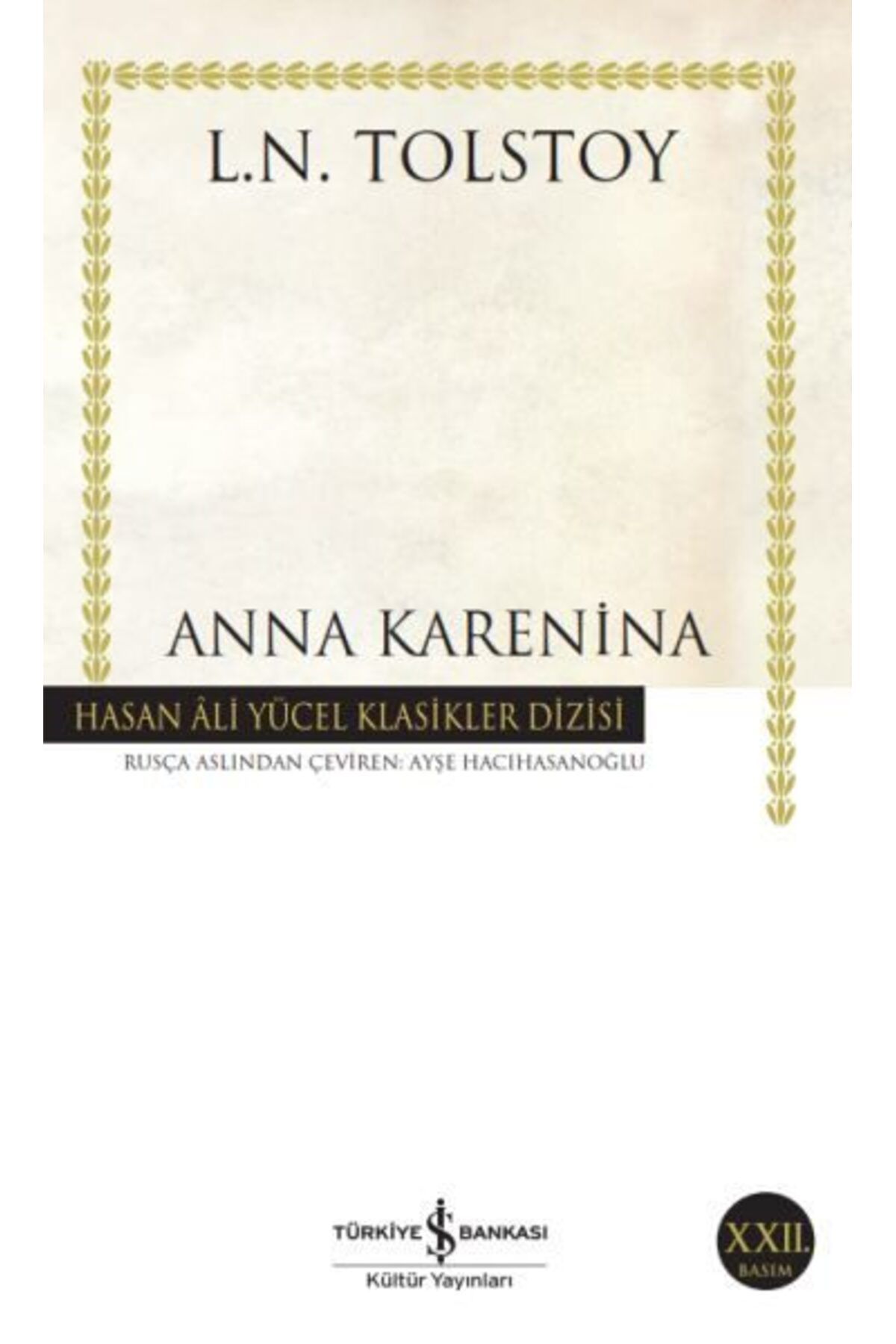 Destek Yayınları Anna Karenina Hasan Ali Yücel Klasikleri