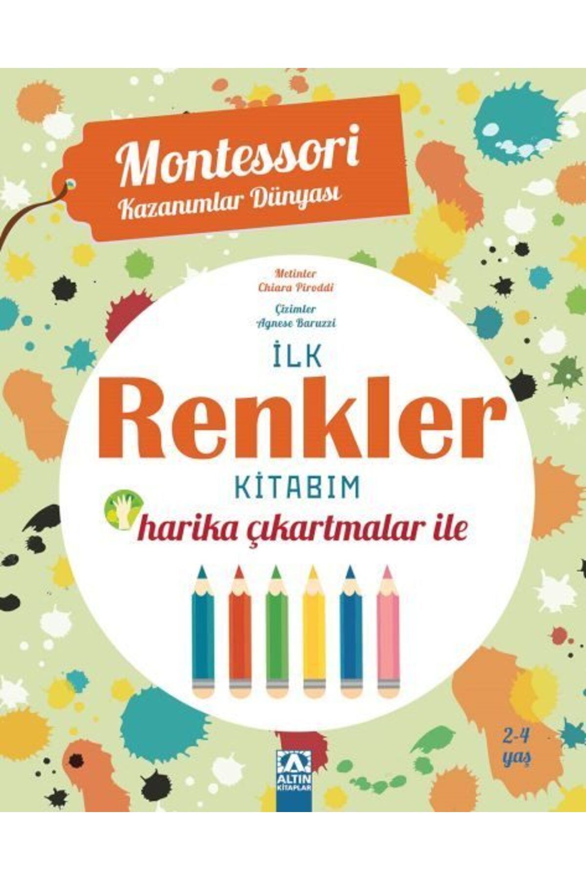 Destek Yayınları Montessori Kazanımlar Dünyası İlk Renkler Kitabım 24 yaş