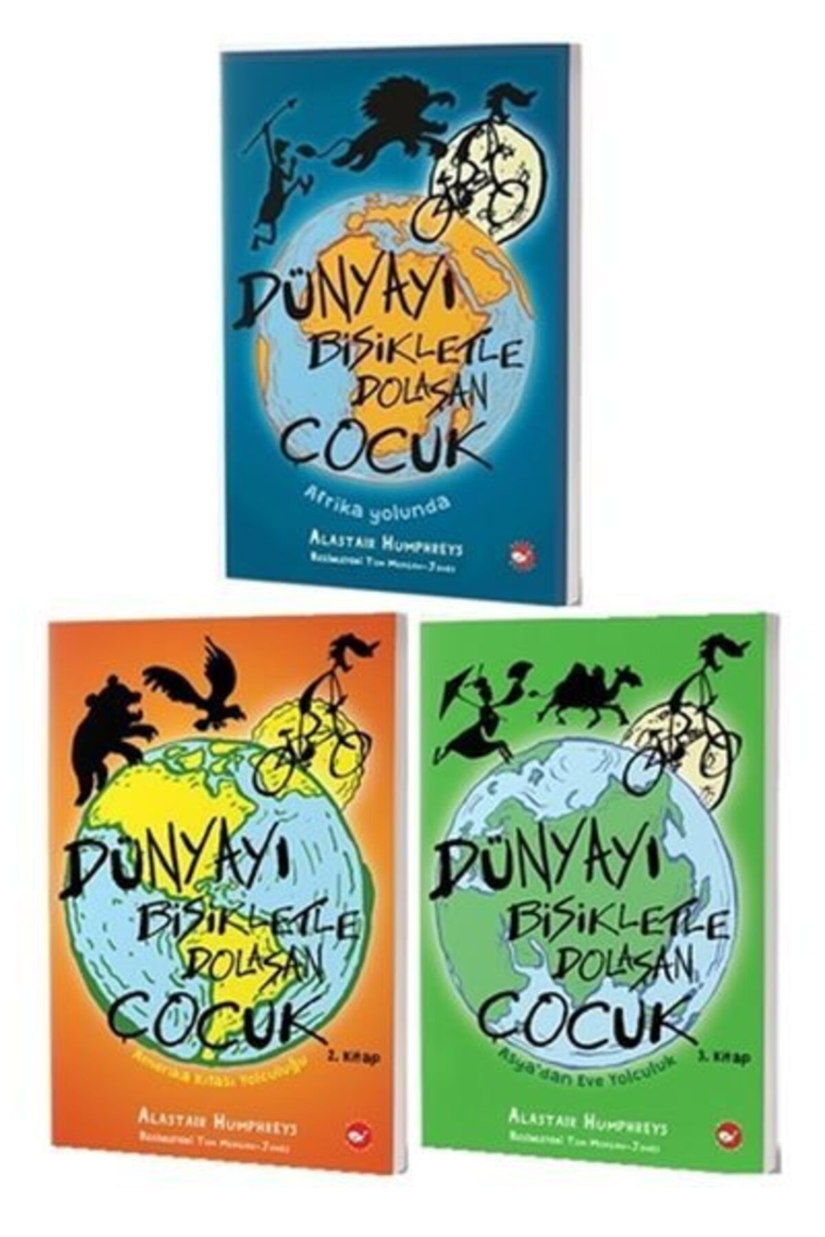 Karatay Yayınları Dünyayı Bisikletle Dolaşan Çocuk Seti 3 Kitap Takım