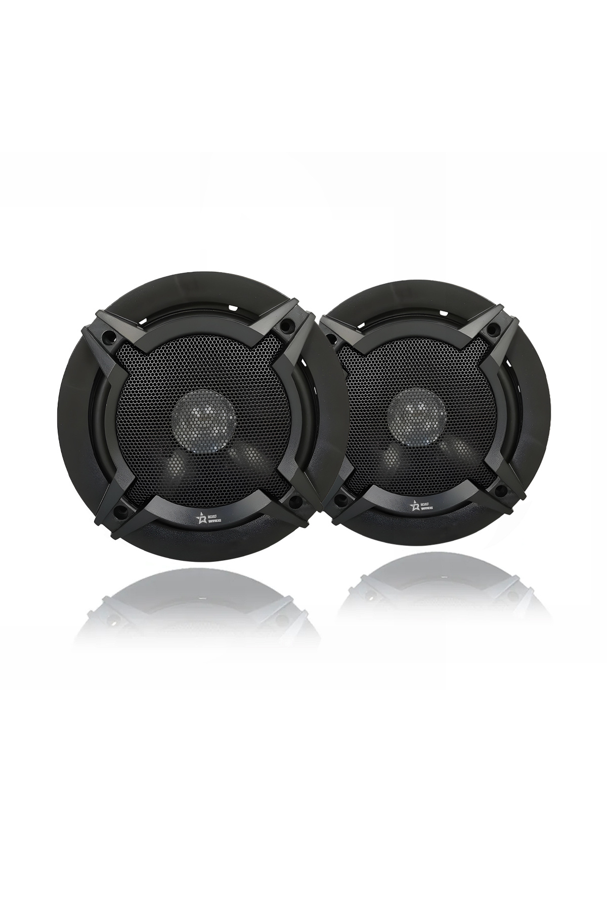 ROAD WINNERS-Dual Cone 6 Inch Car Speakers 300W Mega Bass Surround Sound Audio System - RW-161 2