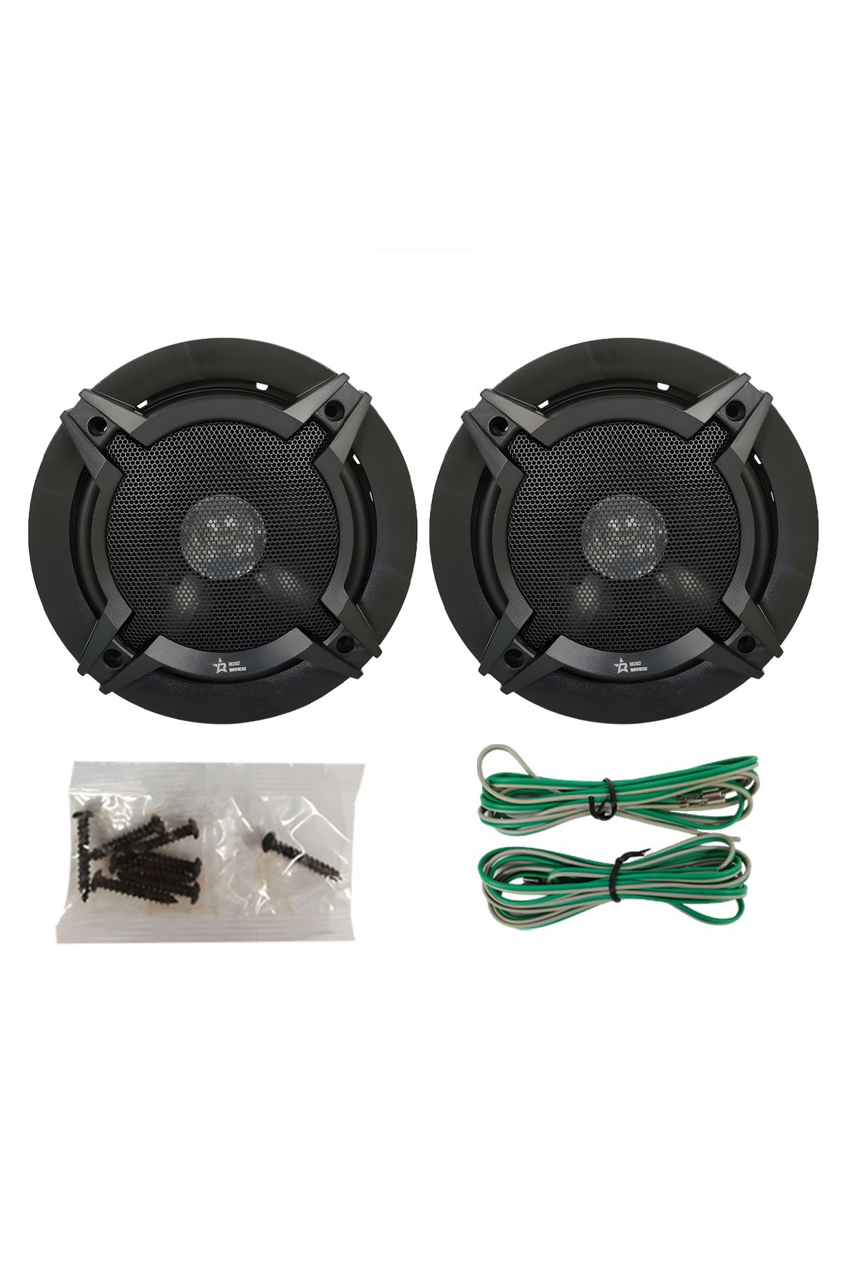 ROAD WINNERS-Dual Cone 6 Inch Car Speakers 300W Mega Bass Surround Sound Audio System - RW-161 8