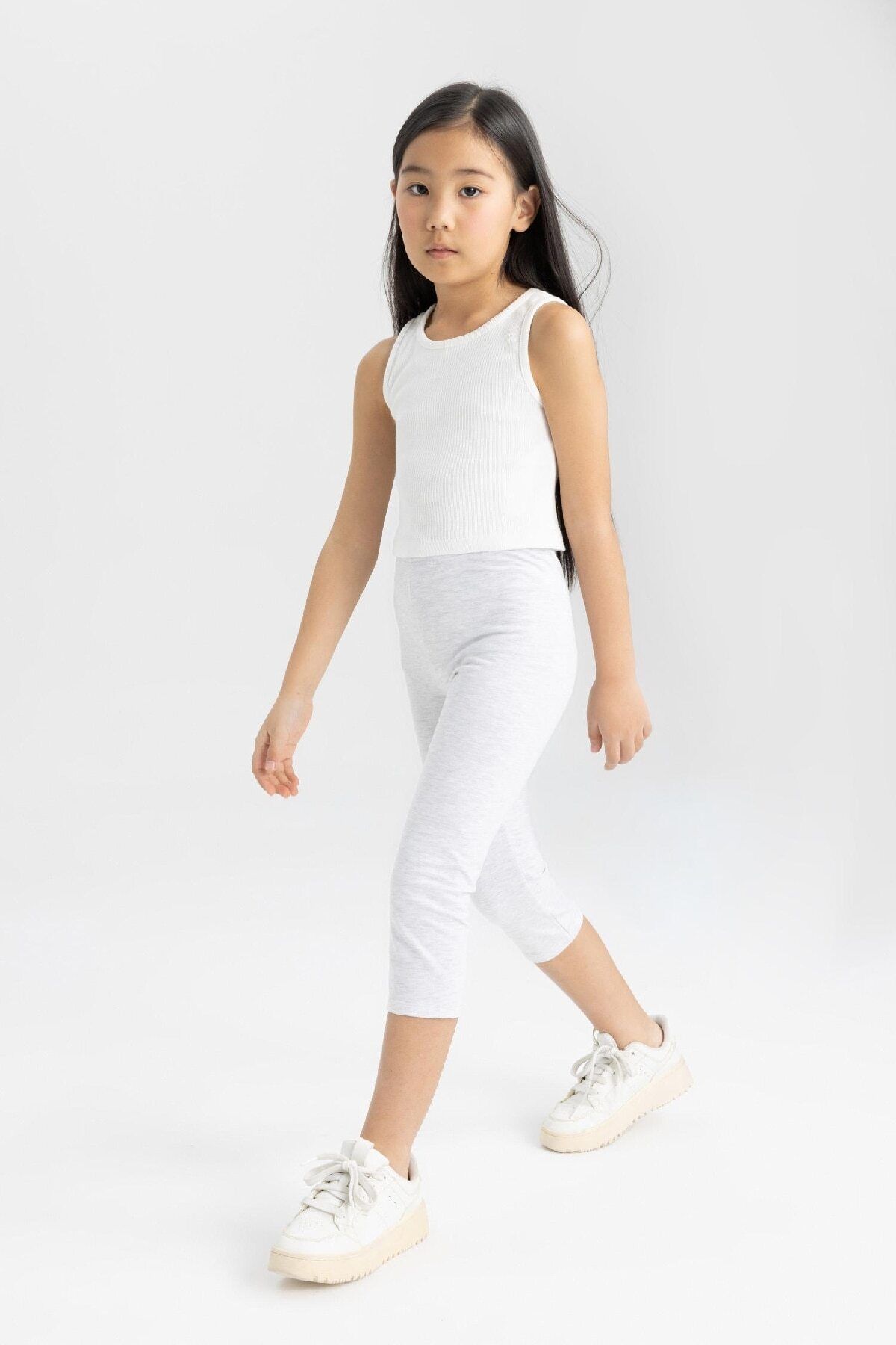 DeFacto-Lány Midi Basic tömör harisnyanadrág B5656a824sm 3