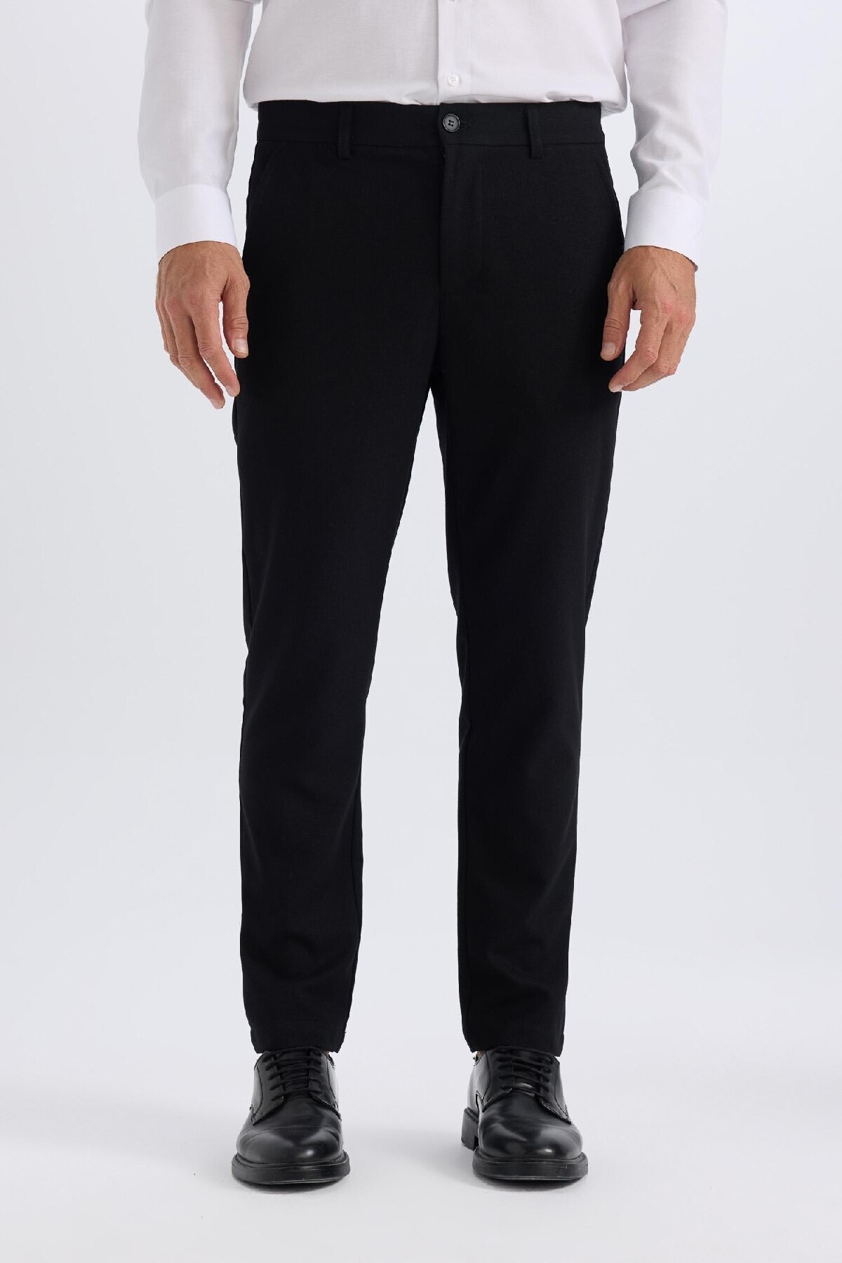 Jogger Fabric Trousers with Pocket Straight Leg B8577ax24au