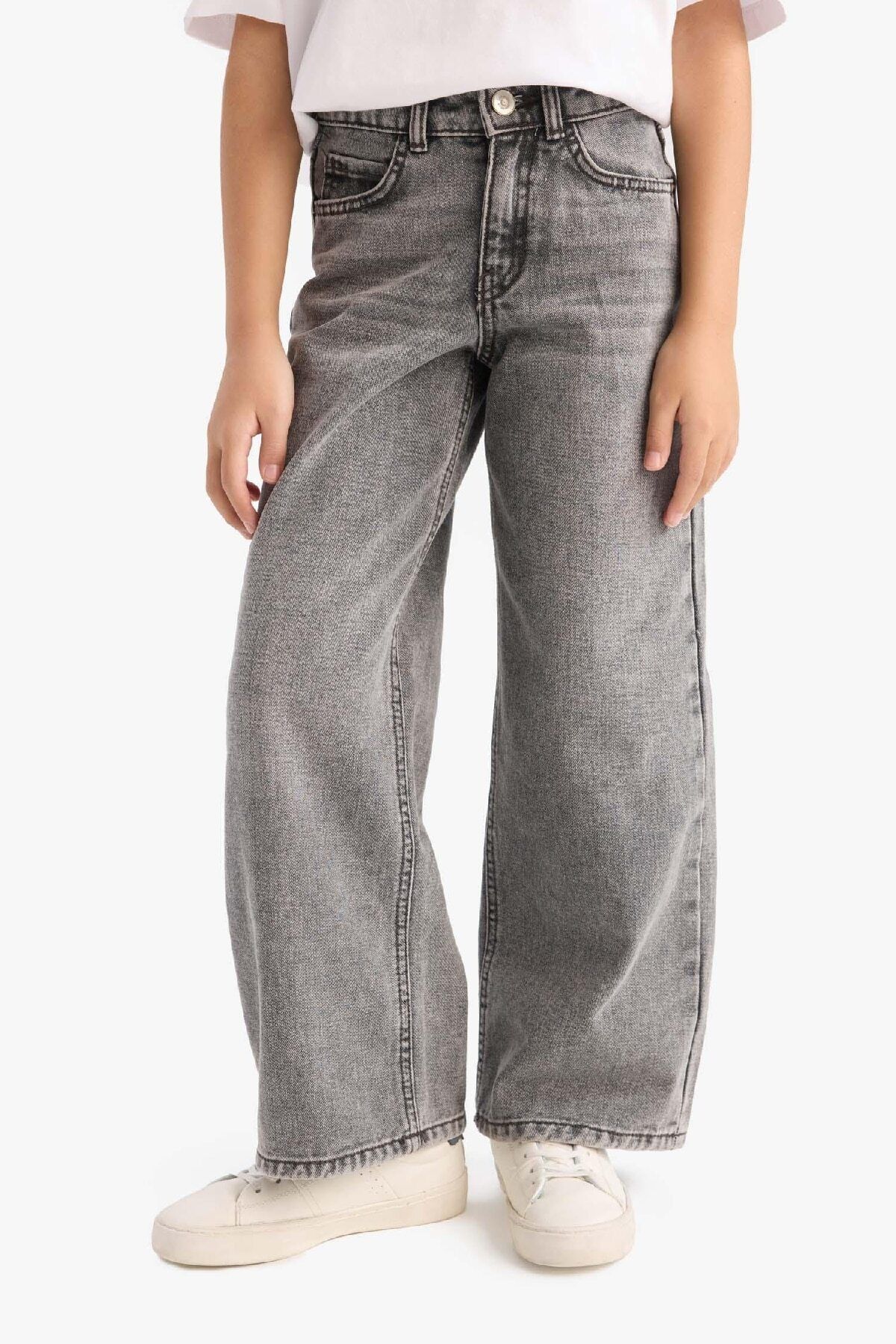 Kız Çocuk Wide Leg Geniş Paça Jean Pantolon D7111A825SP