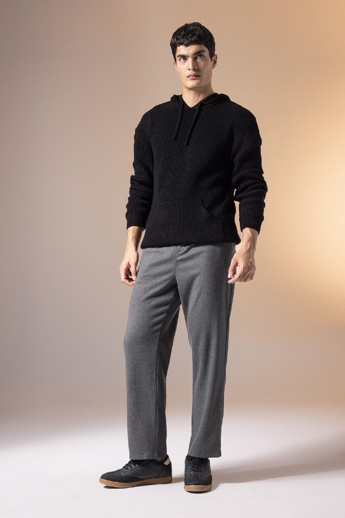 DeFacto-Relax Fit Basic egyenes lapos láb - fűzős zseb B7336ax23wn 2