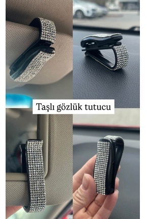 Genel Markalar Mgsdizayn sawaroski taşlı araç içi gözlük tutucu