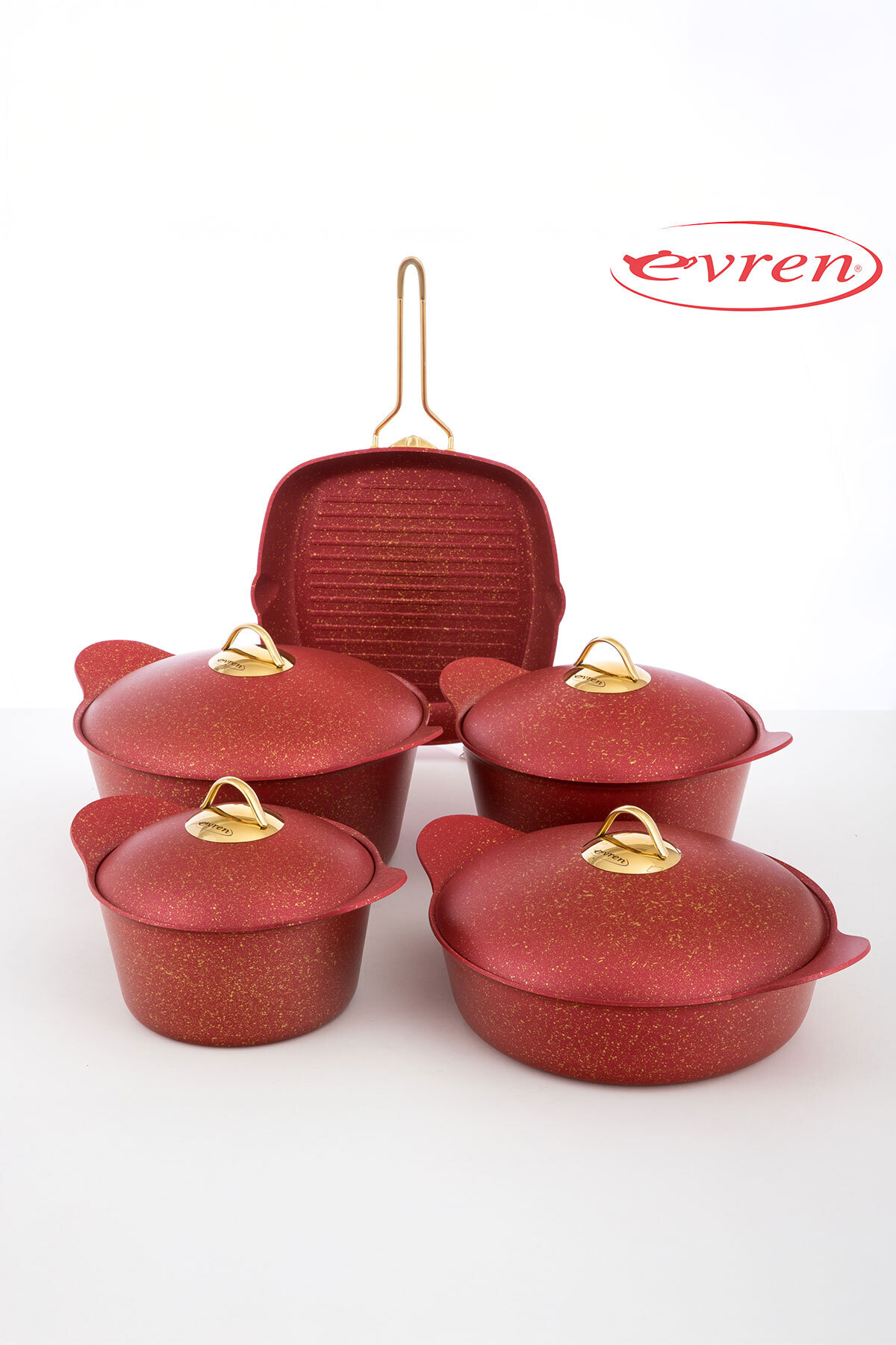 Evren-RED DOLPHIN 9 PCS SET 1