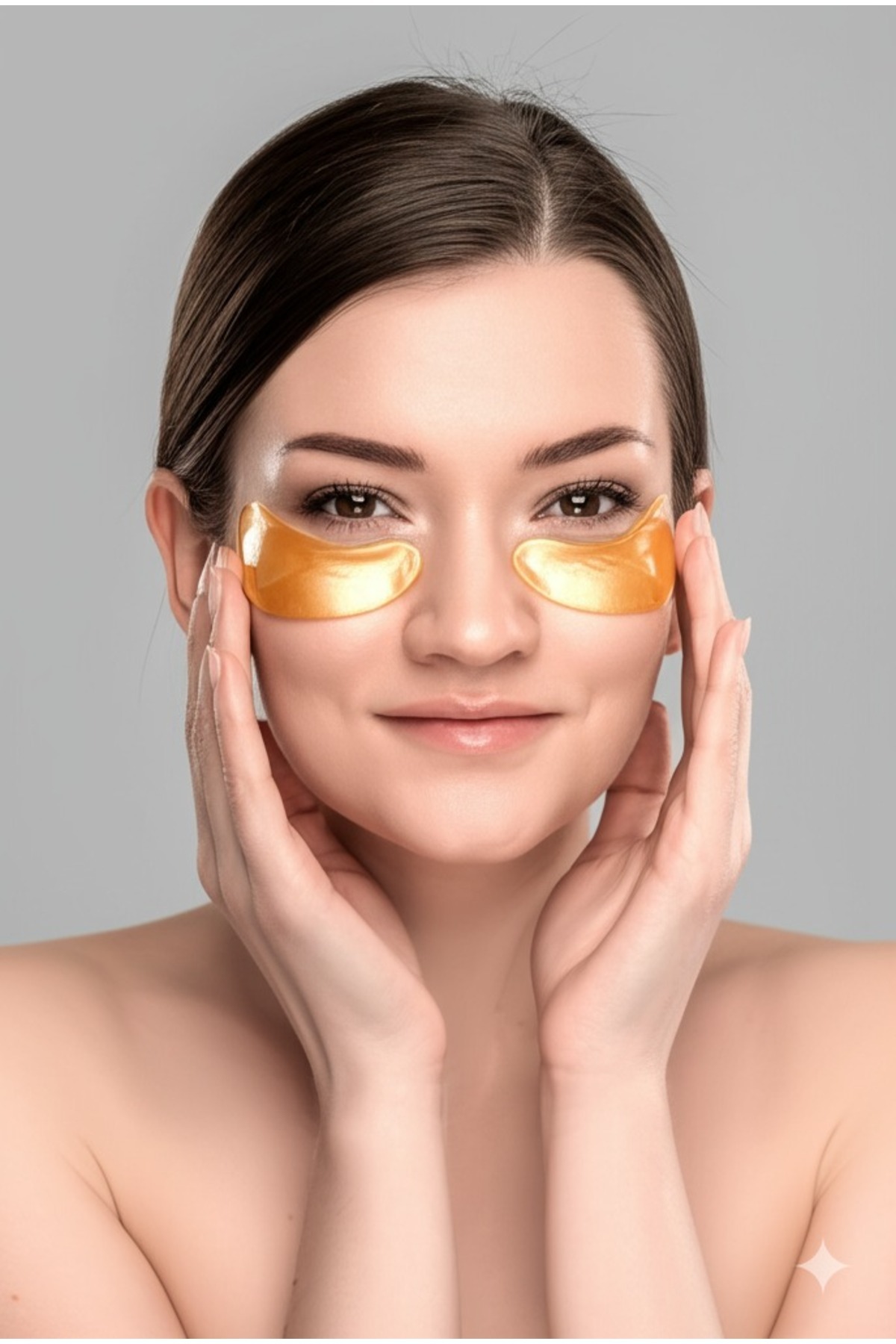 Deep Passion-60 Pieces under Eye Brightening - Firming, Repairing Gold Powder and Calogen Mask (30 Pairs) 6