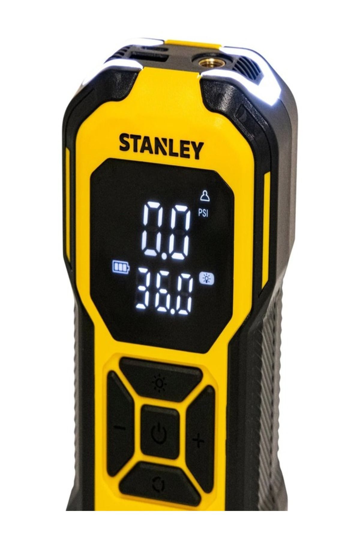 Stanley-Cordless Tire Inflator, Digital Gauge, 150 Psi Max Air Pressure, Built-in LED, Dual Power So 4