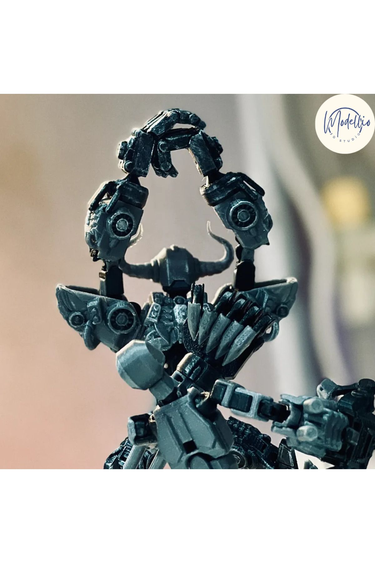 Modellio3D-Dummy 13 Armored Model (Bull) - 3D Printing Figure 3