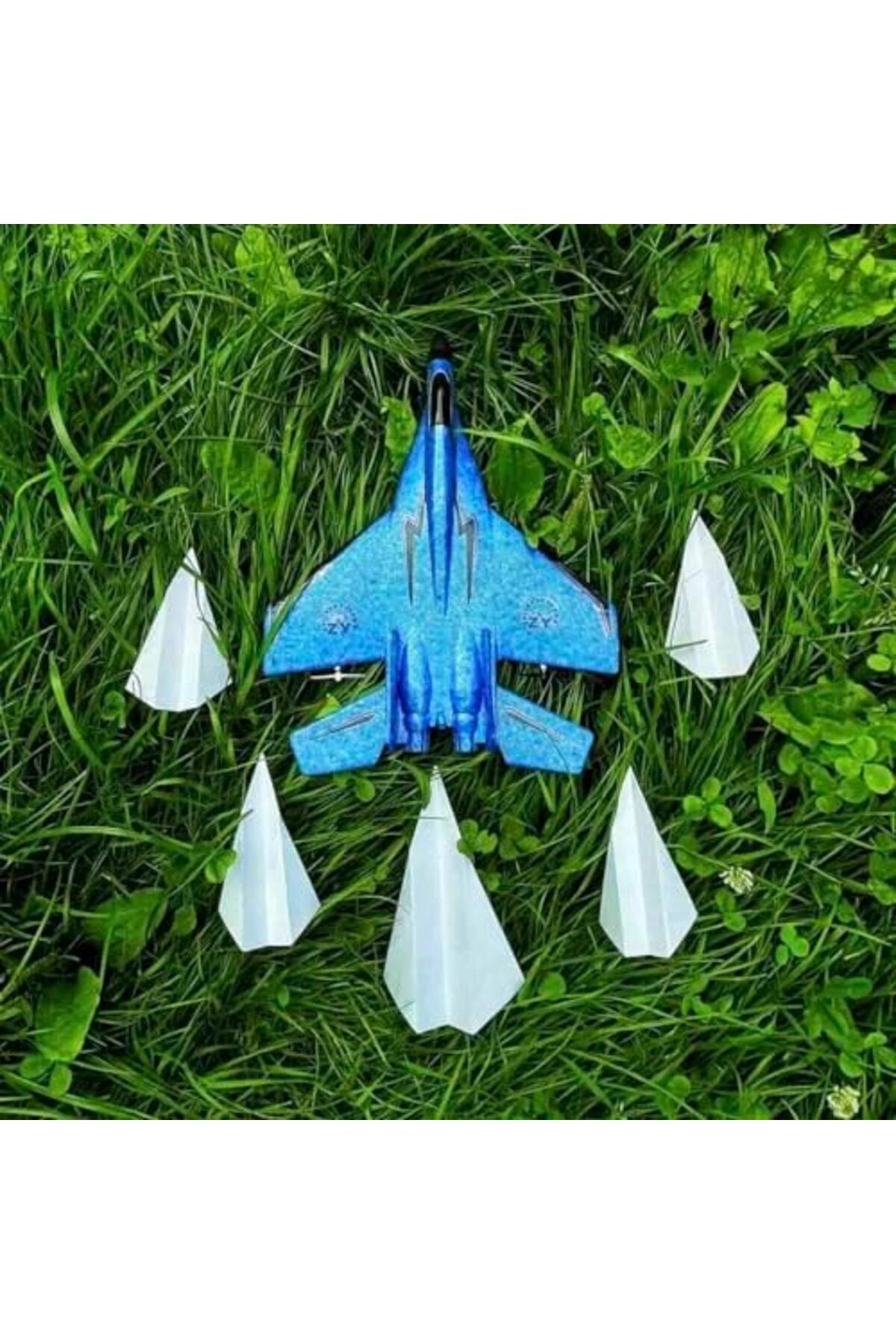 Generic-SkyWings EasyFlyer: RC Plane, F22 RC Airplane Fighter Ready to Fly, 2.4Ghz 2 Channel Remote Control 5