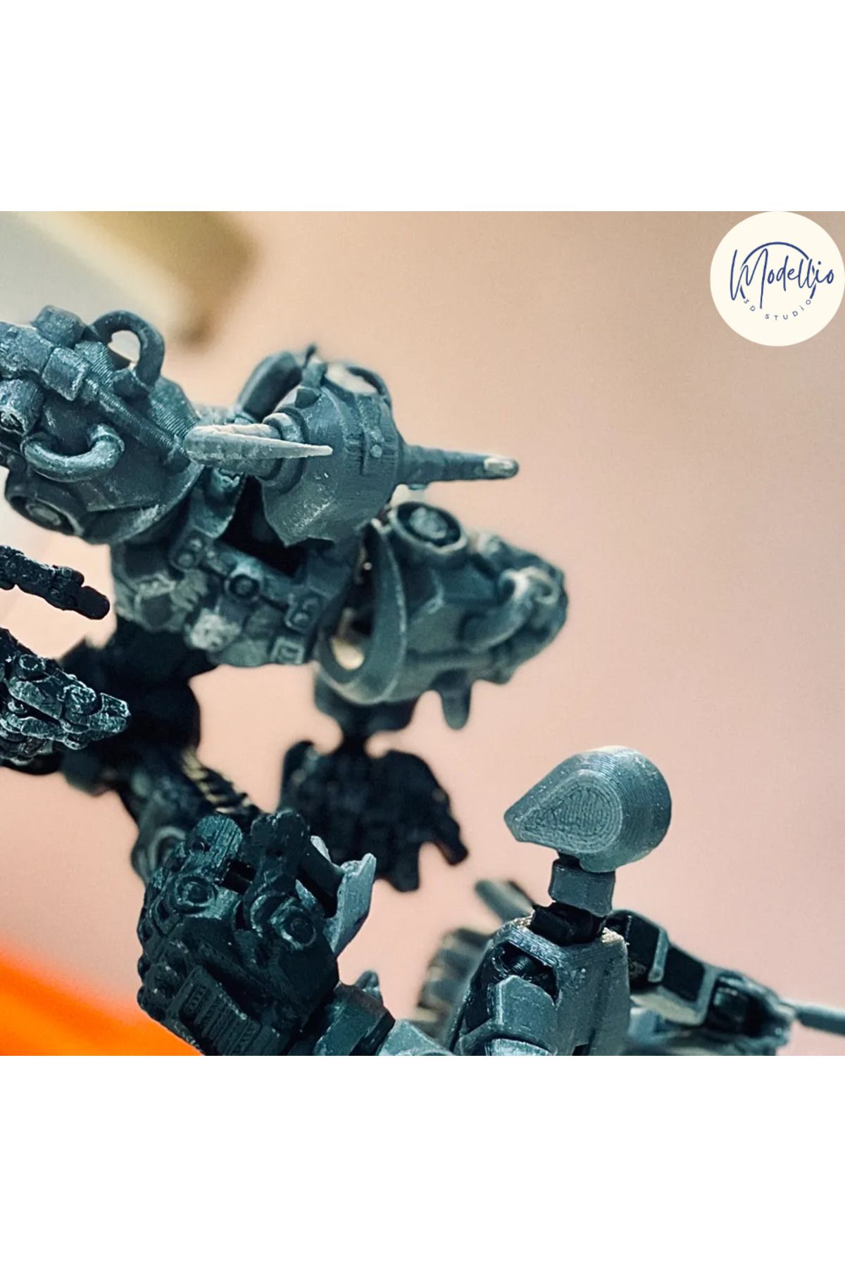Modellio3D-Dummy 13 Armored Model (Bull) - 3D Printing Figure 2