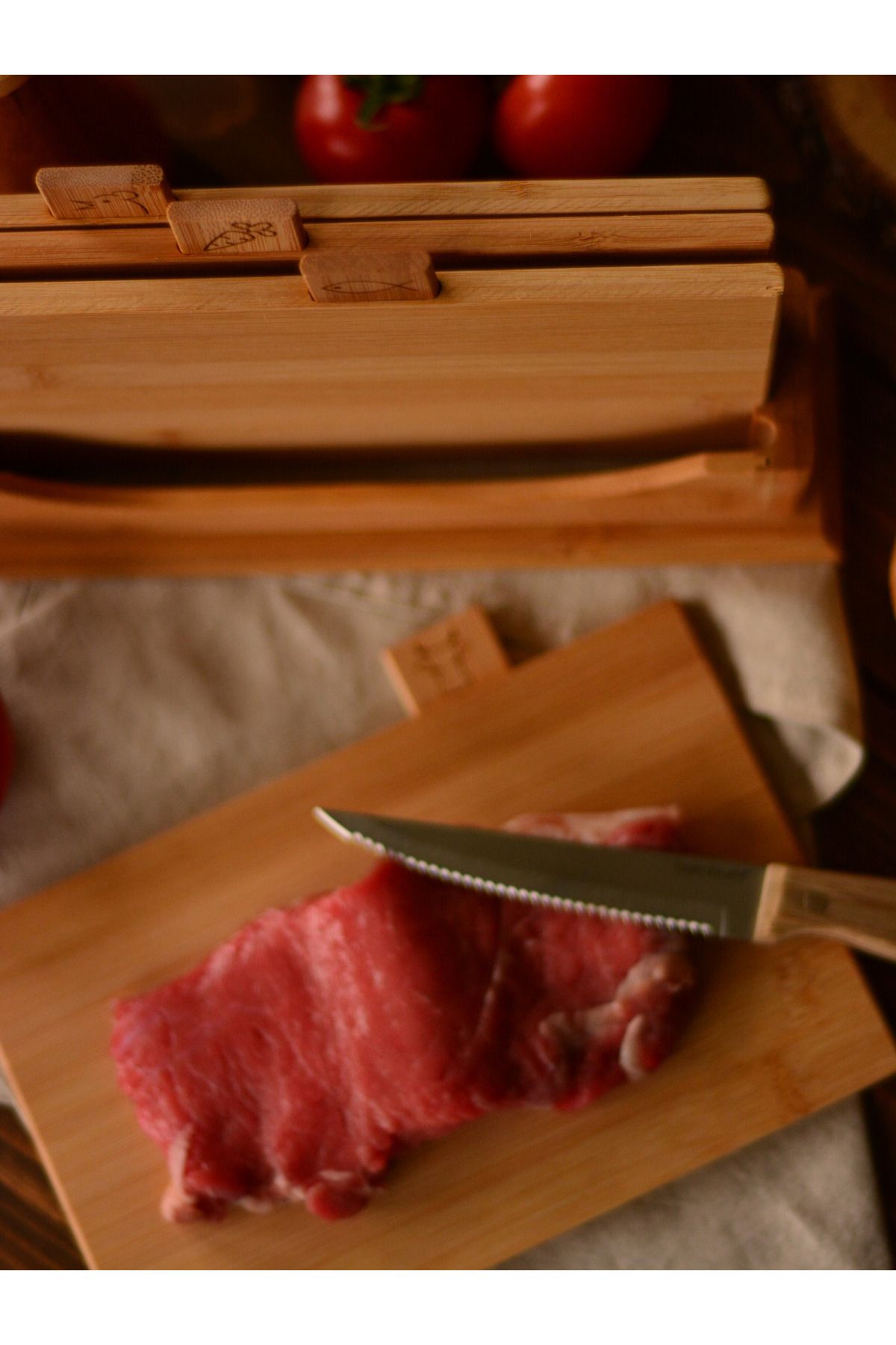 Bambum-Tapenade 4 Piece Cutting Board 3