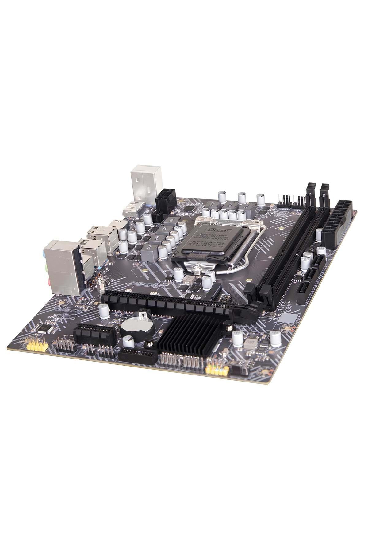 TURBOX-H510P V1.1 (Z590) Sata,M2 Ddr4 3200Mhz Usb3.0 Dp HDMI Audio G.Lan 1200 Motherboard 3