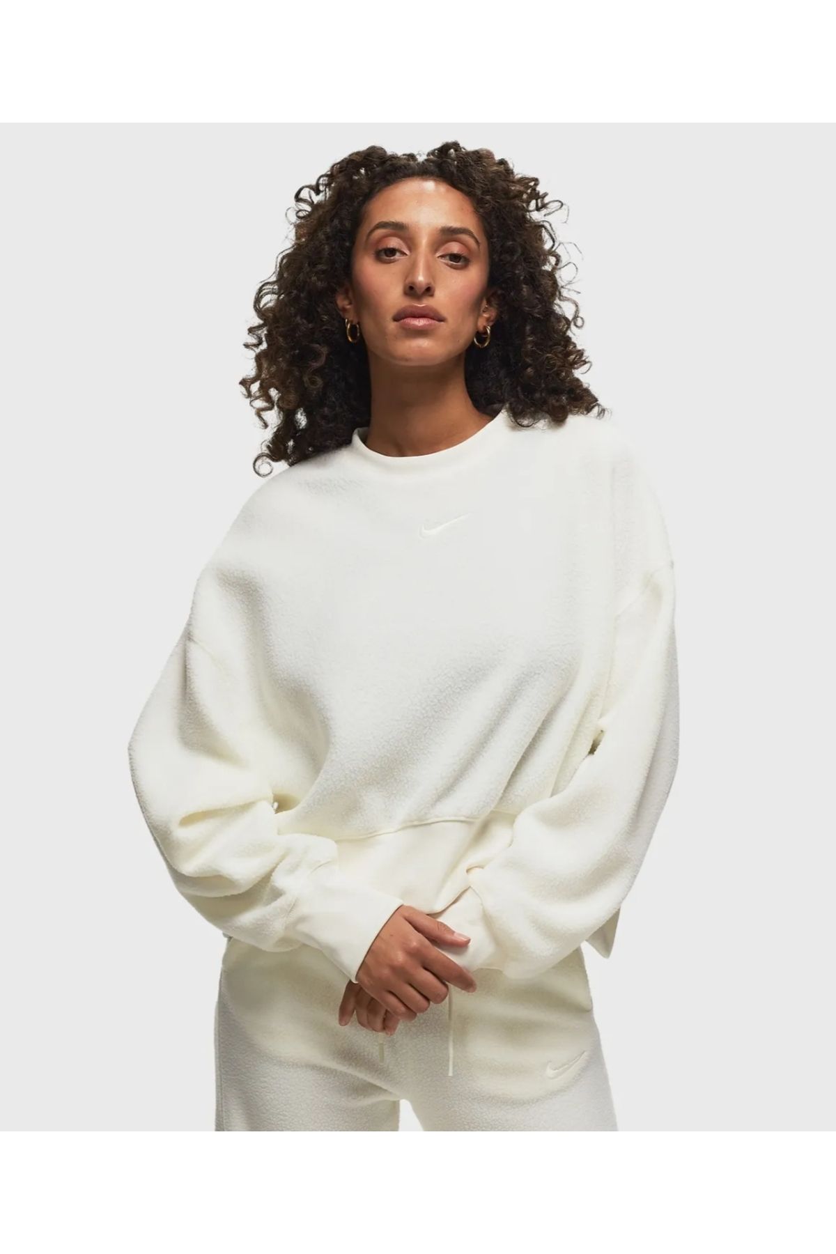 Nike Sportswear Plush Mod Cropped Crew-Neck Kadın polar Sweatshirt DQ6844 ASLAN SPORT