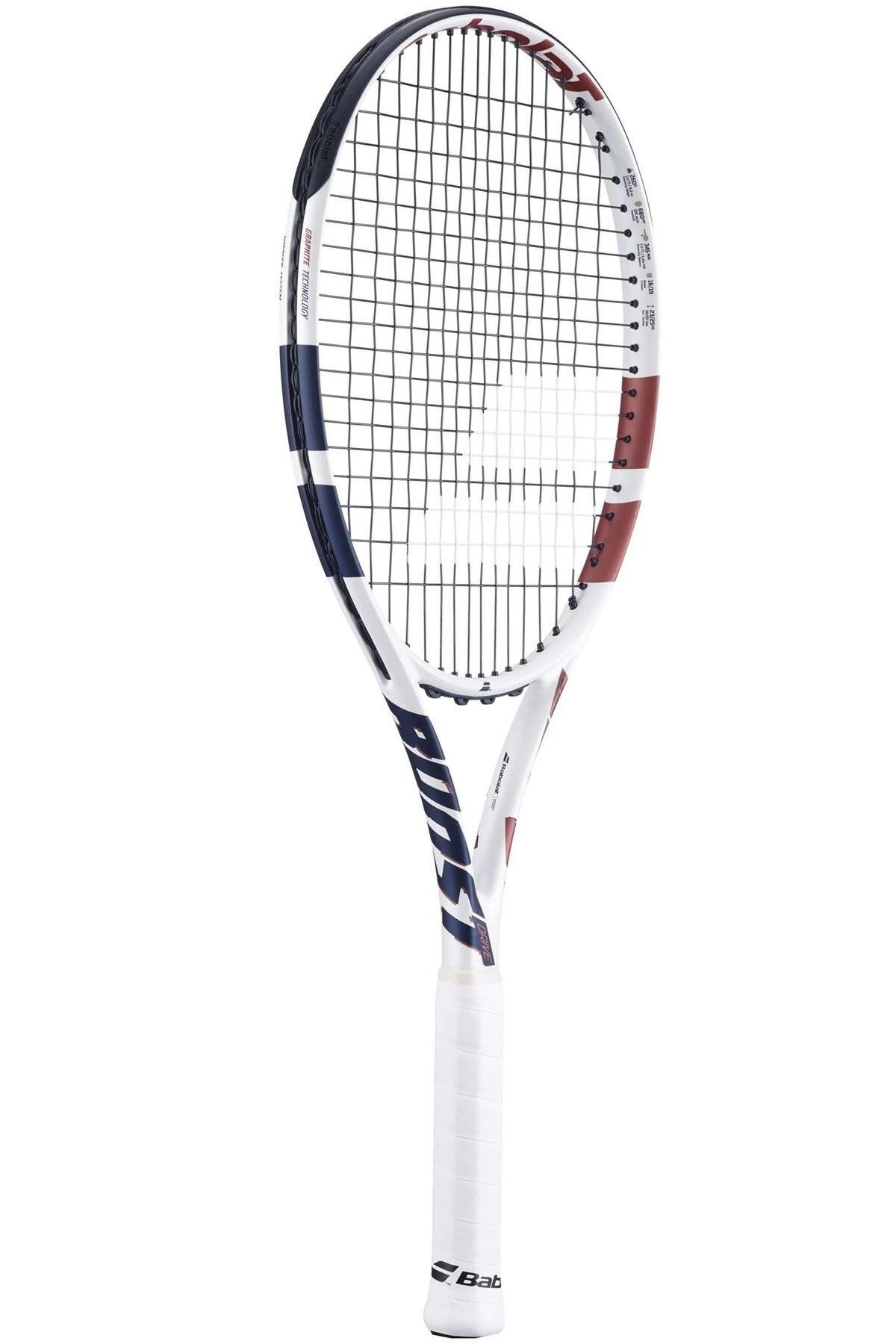 راکت تنیس بزرگسالان BOOST DRIVE سفید 260GR 27 L1 BABOLAT