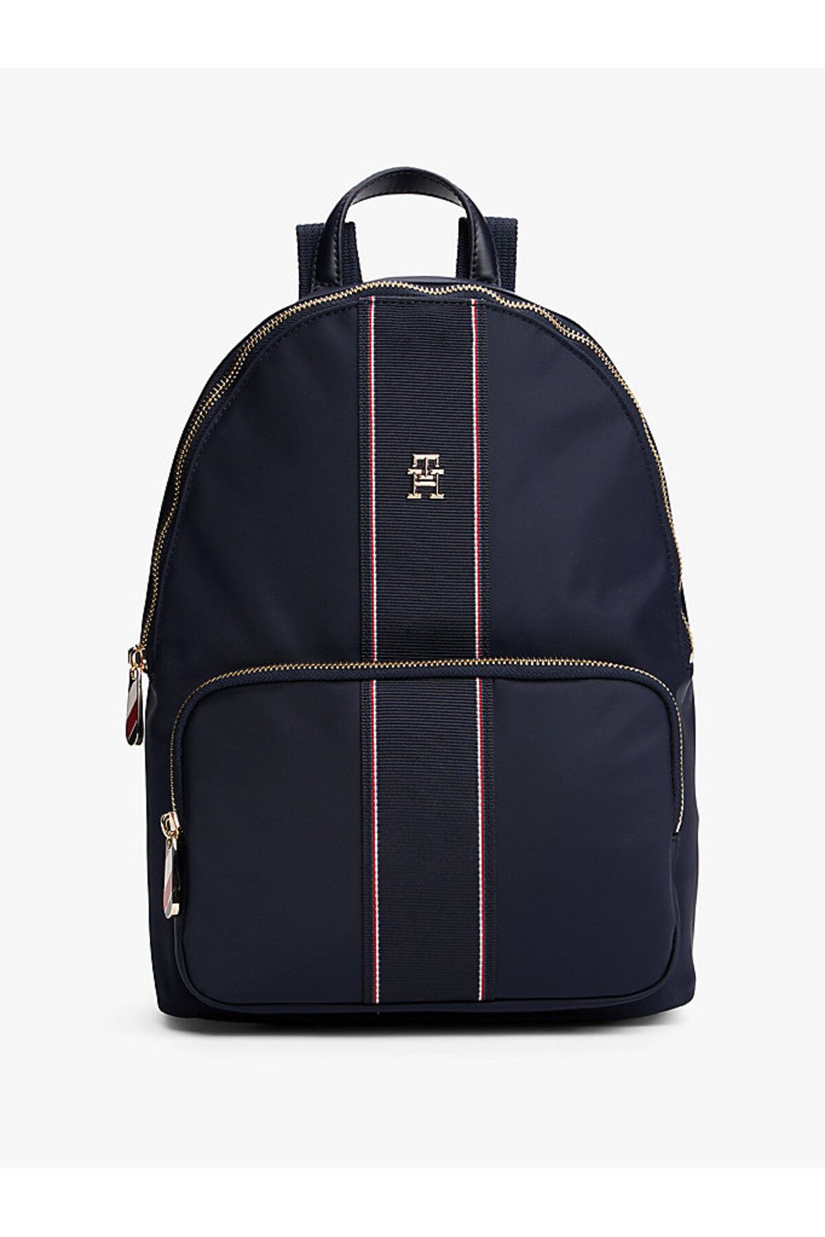 Tommy Hilfiger-Tommy Hilfiger Logo Granatowy damski plecak 1