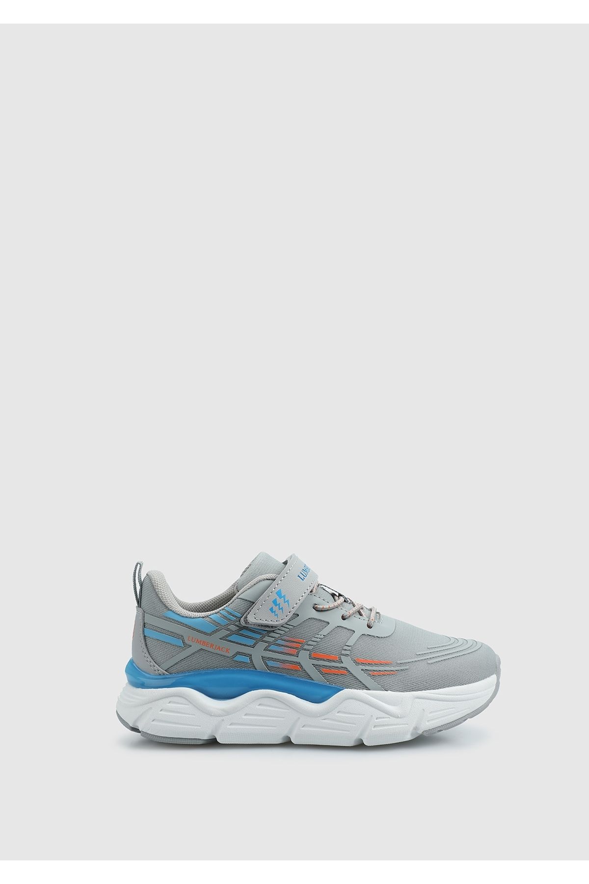 Karlsen Gri Deri Erkek Çocuk Sneaker