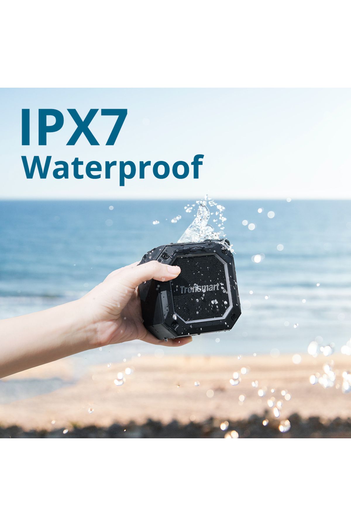 Tronsmart-Groove 2- 10w Portable Bluetooth Speaker With Extra Bass, Ipx7 Waterproof- Black 3