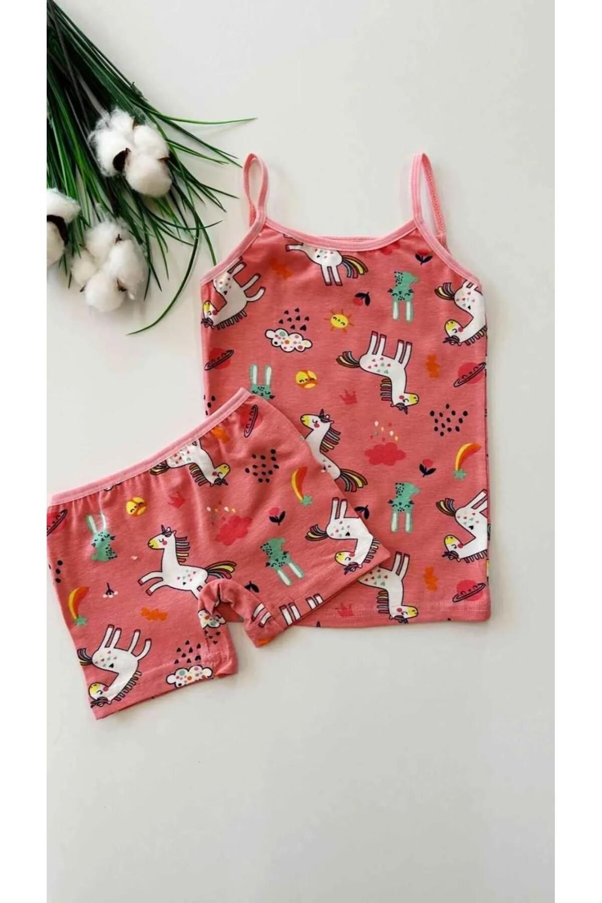 elmas kids Pamuklu unicorn model atlet Boxer takımı