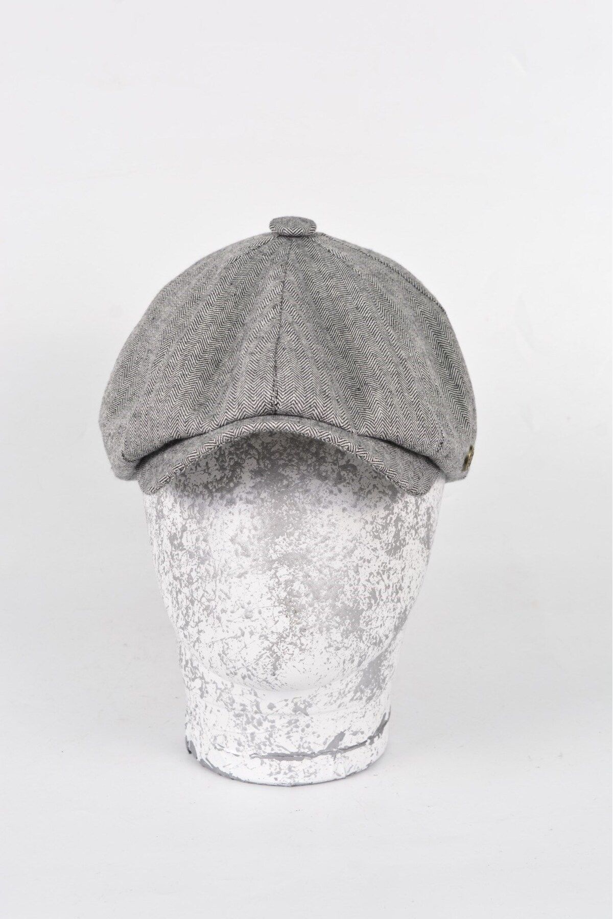mercantoptan-Cotton Fabric Herringbone Summer Model British 8 Piece Cap Hat 2