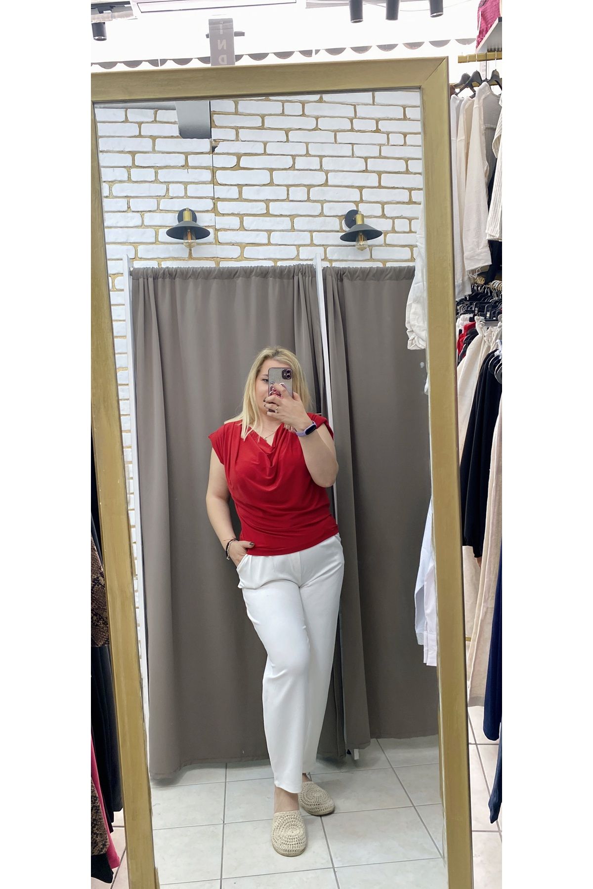 TUBA TOPTAŞ-Padded Sandy Degaje Bluz 4