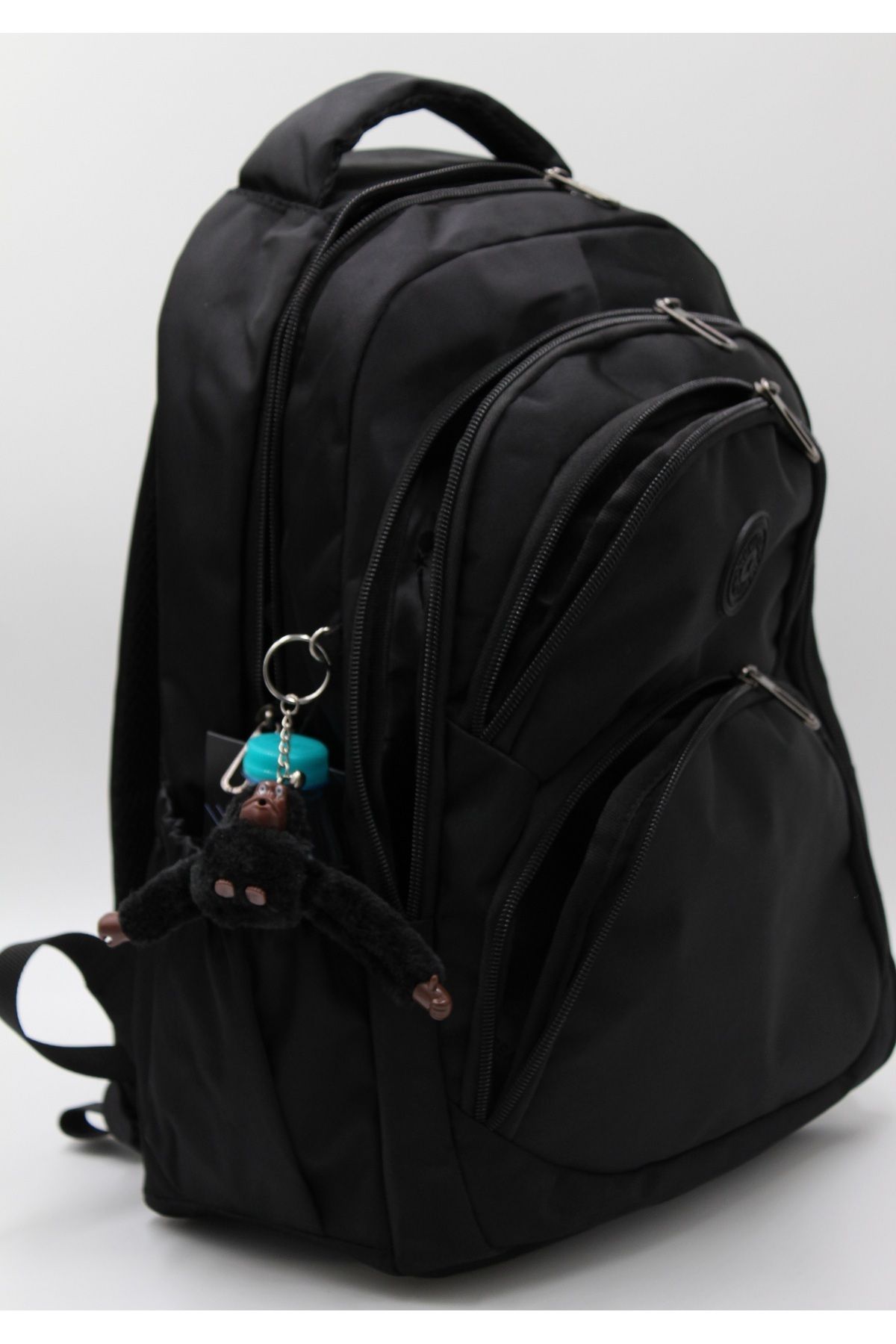Bevitton-Waterproof Fabric Unixes School Bag - Black 7