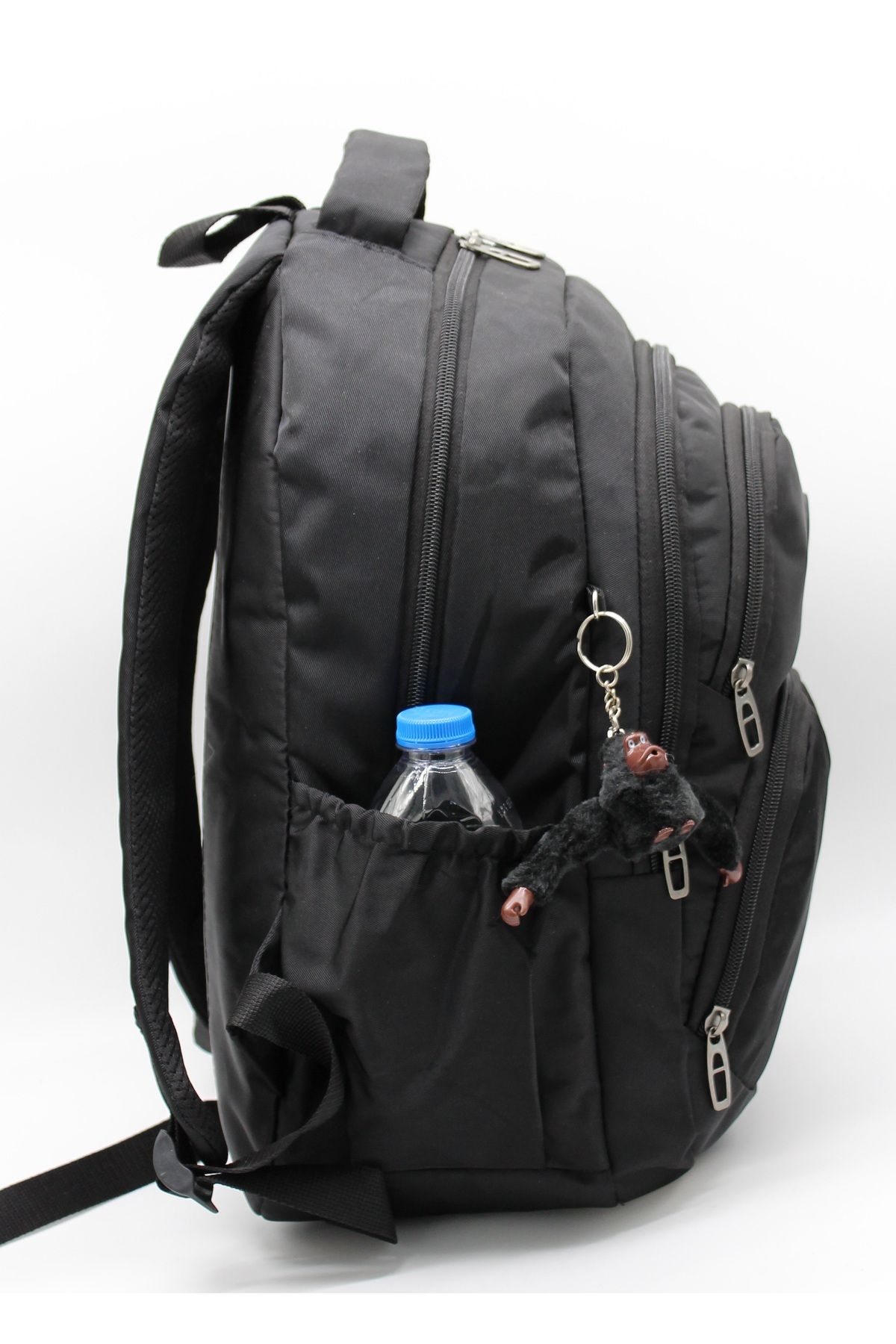 Bevitton-Waterproof Fabric Unixes School Bag - Black 4