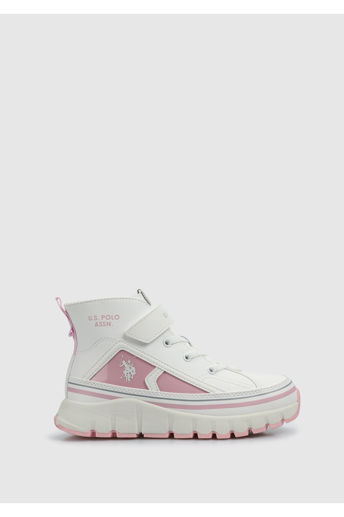 یو اس پولو کفش پایه. پولو اس ان. ۴W، کلتس ۴Pr، صورتی، کفش کتانی سلام