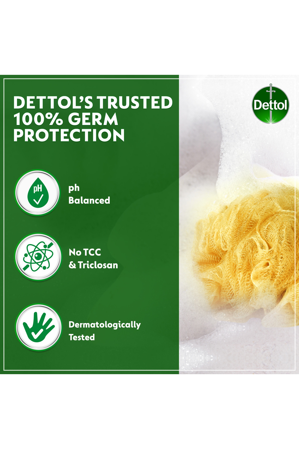 Dettol-Cool Shower Gel & Body Wash, Menthol & Eucalyptus Scent, 250ml 5