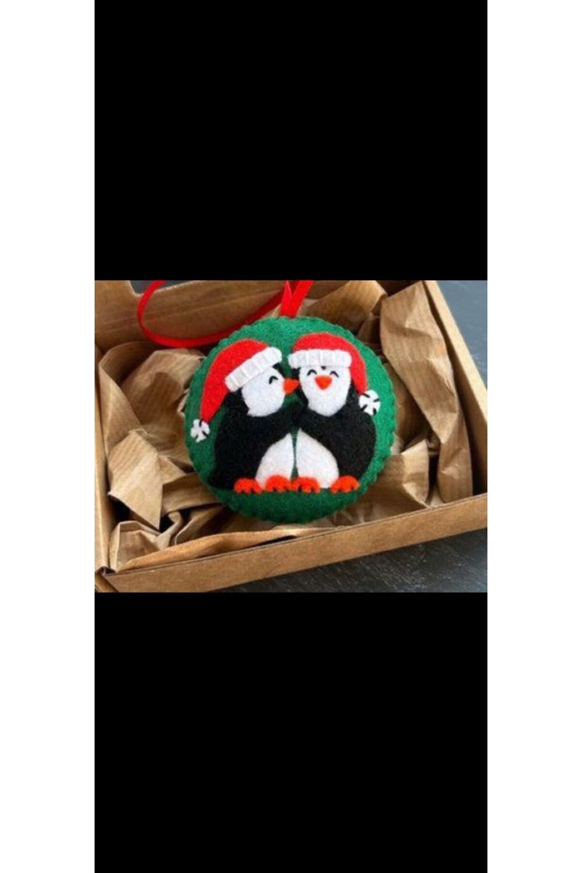 BFATASARIM KEÇEDEN PENGUENLİ YILBAŞI SÜSÜ