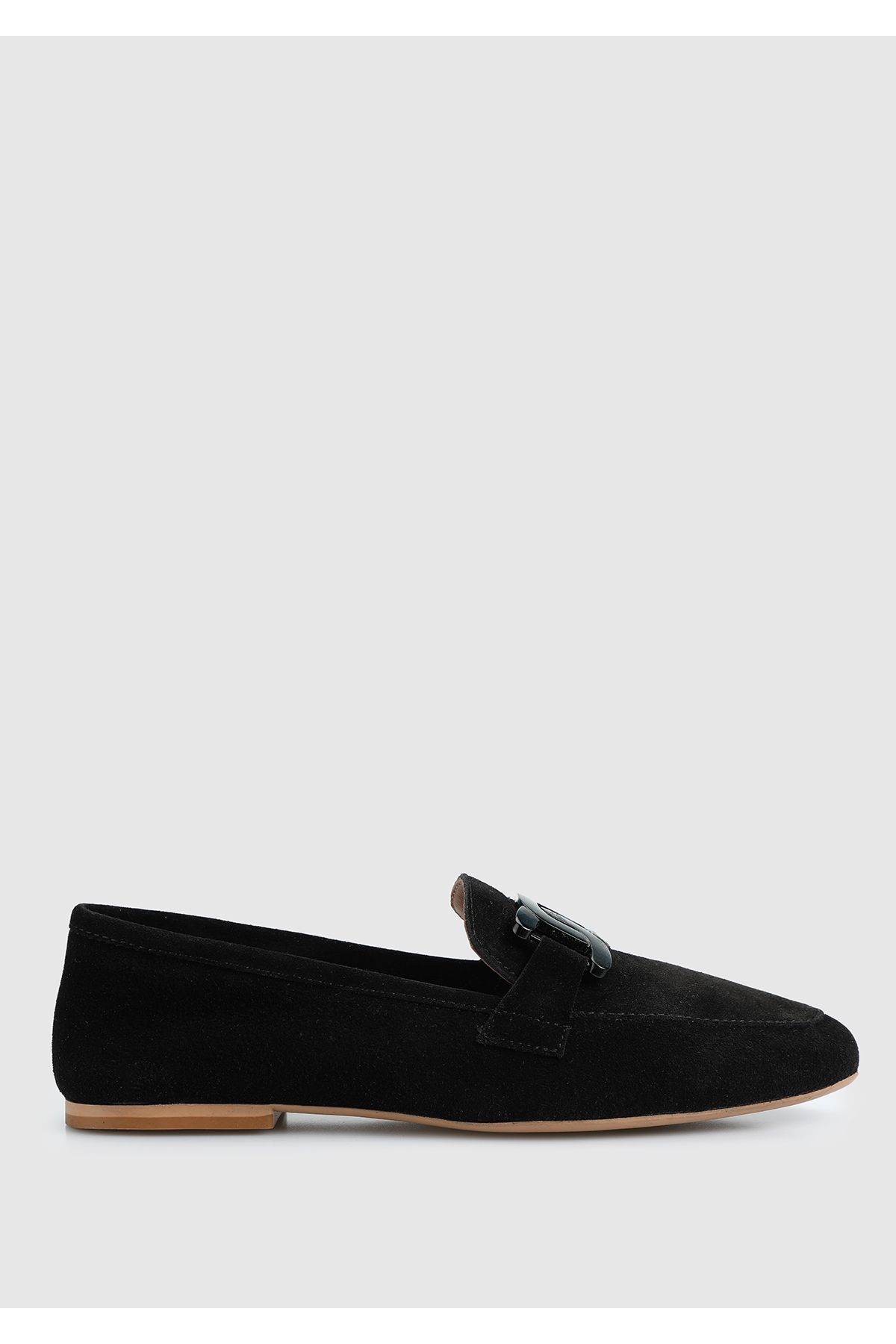 Provoq-Black Leather Women's Shoes 1