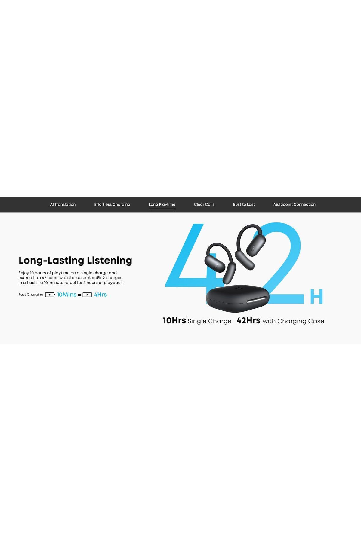 Soundcore-AeroFit 2 Adjustable Open-Ear Wireless Earbuds black 6