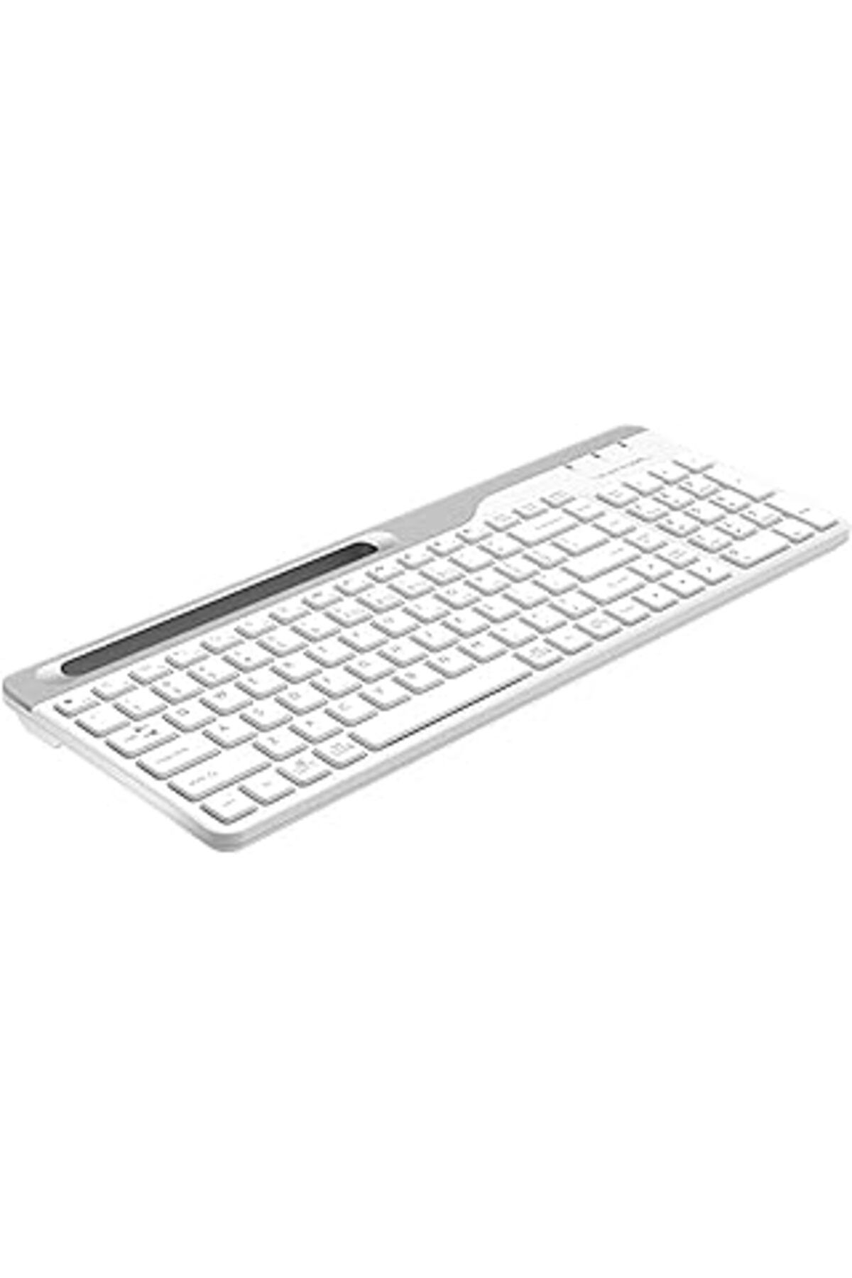Karachil A4 Tech Fbk25 (Q) Türkçe Fn-Multimedya Bluetooth & 2.4Ghz Nano Kablosuz Klavye, Beyaz