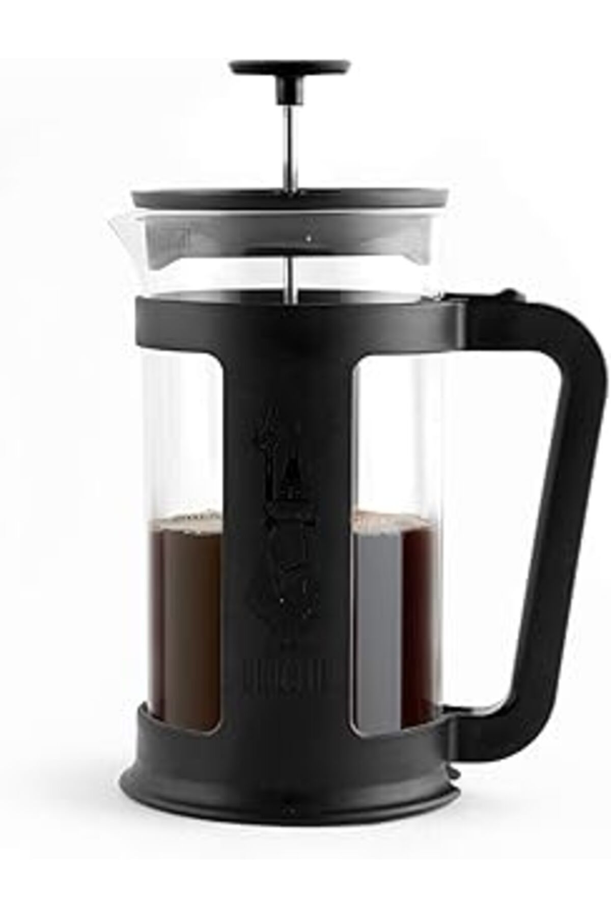 Karachil Bialetti - Smart French Press: Yaklaşık 1L Kapasiteli Kahve Hazırlayıcı - Siyah Polipropilen Gövde