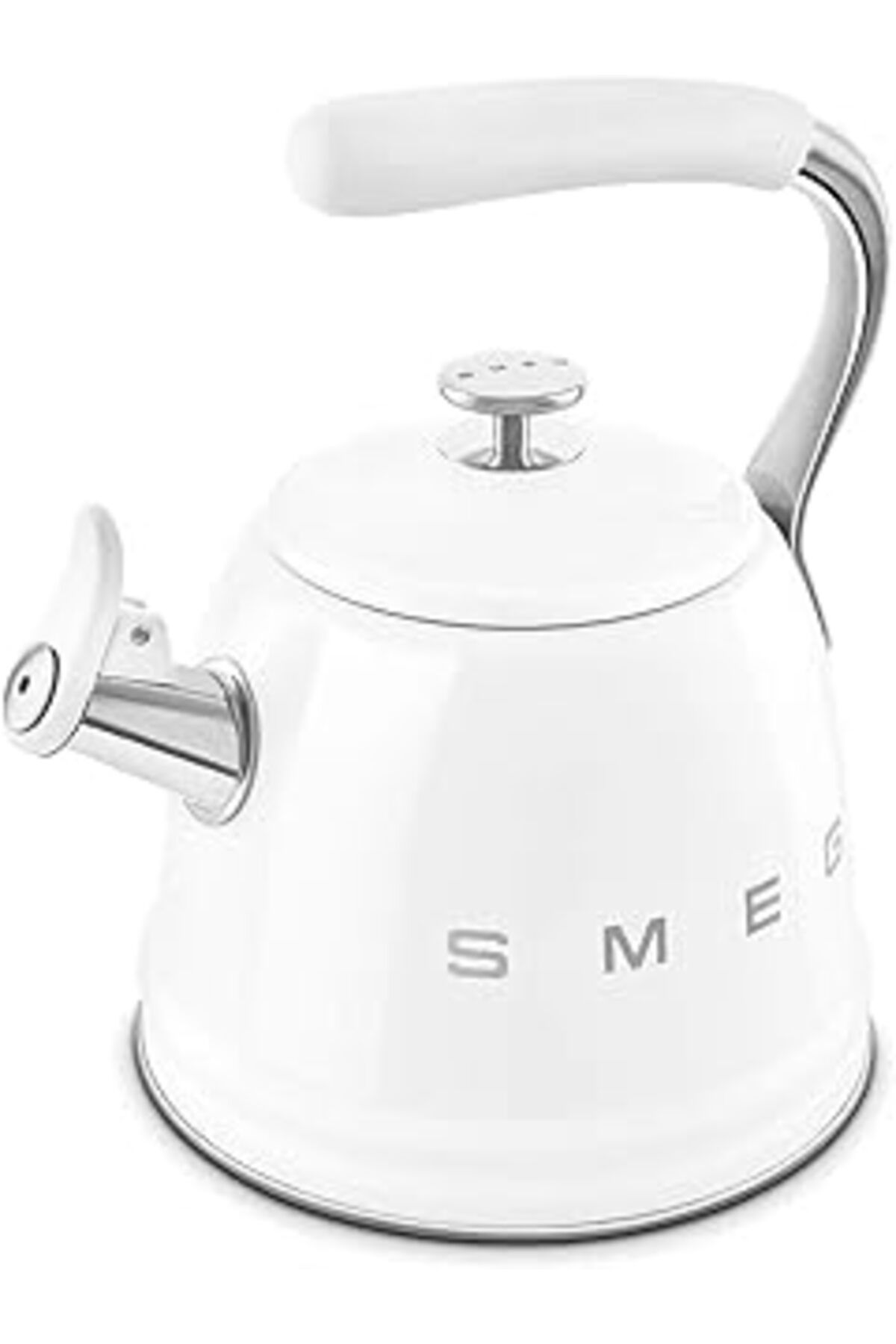 Pazarcan 50'S Style Beyaz Set Üstü Düdüklü Kettle 2.3 Lt