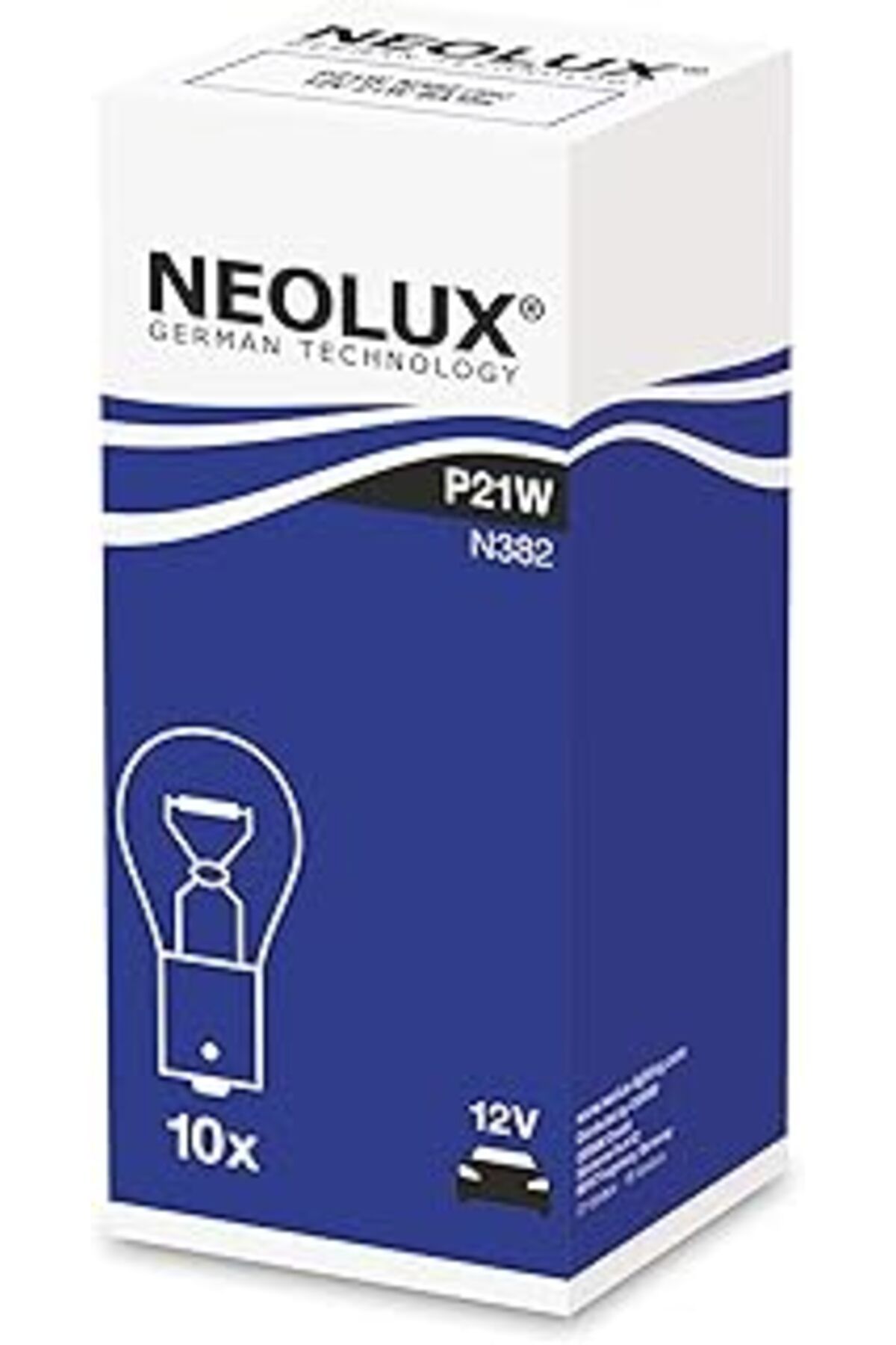 Mu Art Ahşap Neolux 12V 93 P21W Fren Sinyal Ampulü, 10'Lu Paket