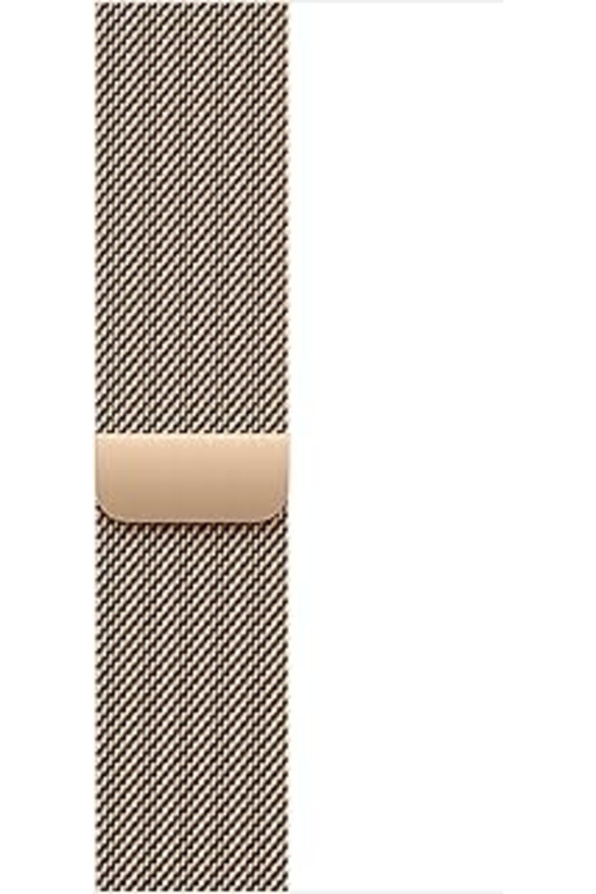 Qedii Apple Watch Band - Milano Loop - 46 Mm - Altın Rengi - M/L