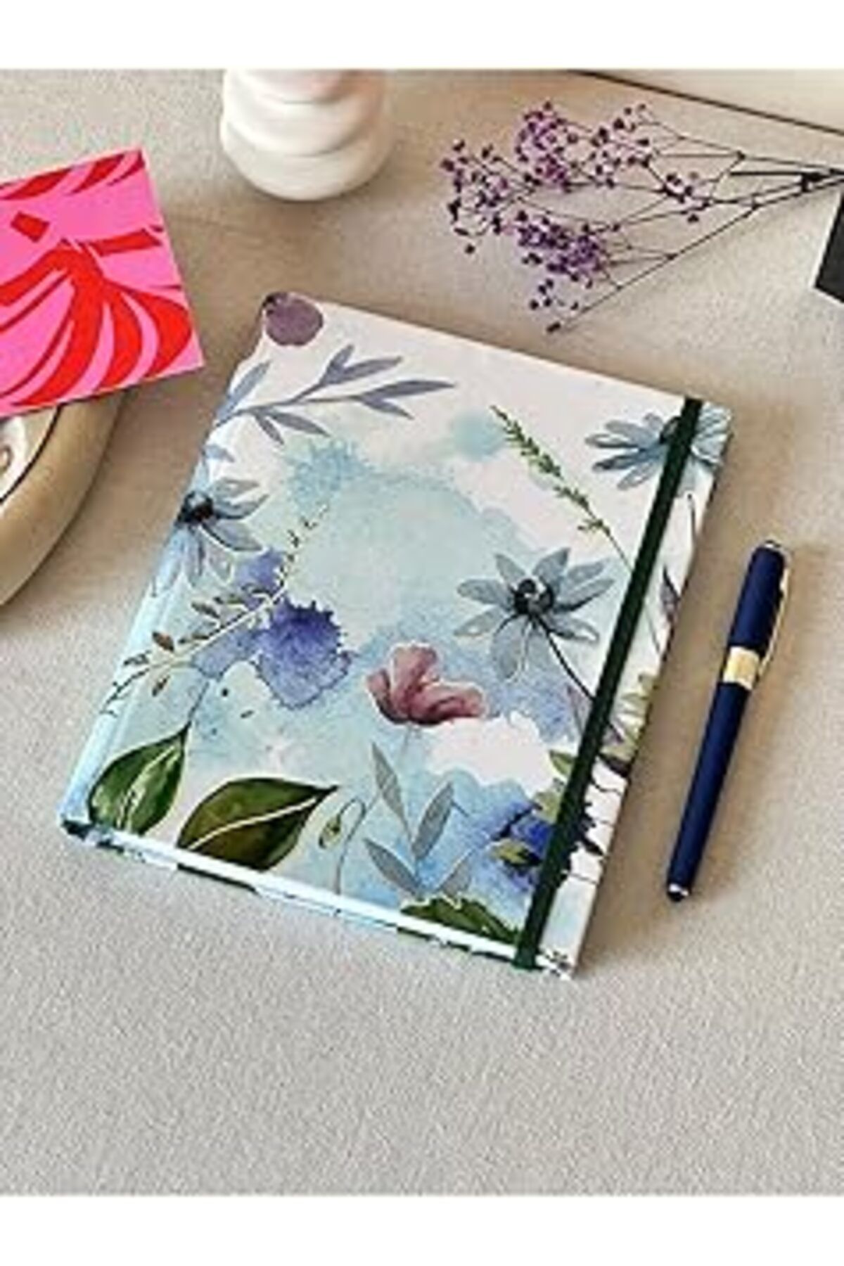 Karachil Gizli Spiralli Defter Sert Kapak 192 Sayfa 96 Yaprak 17X24 Cm 90Gr. Çizgili