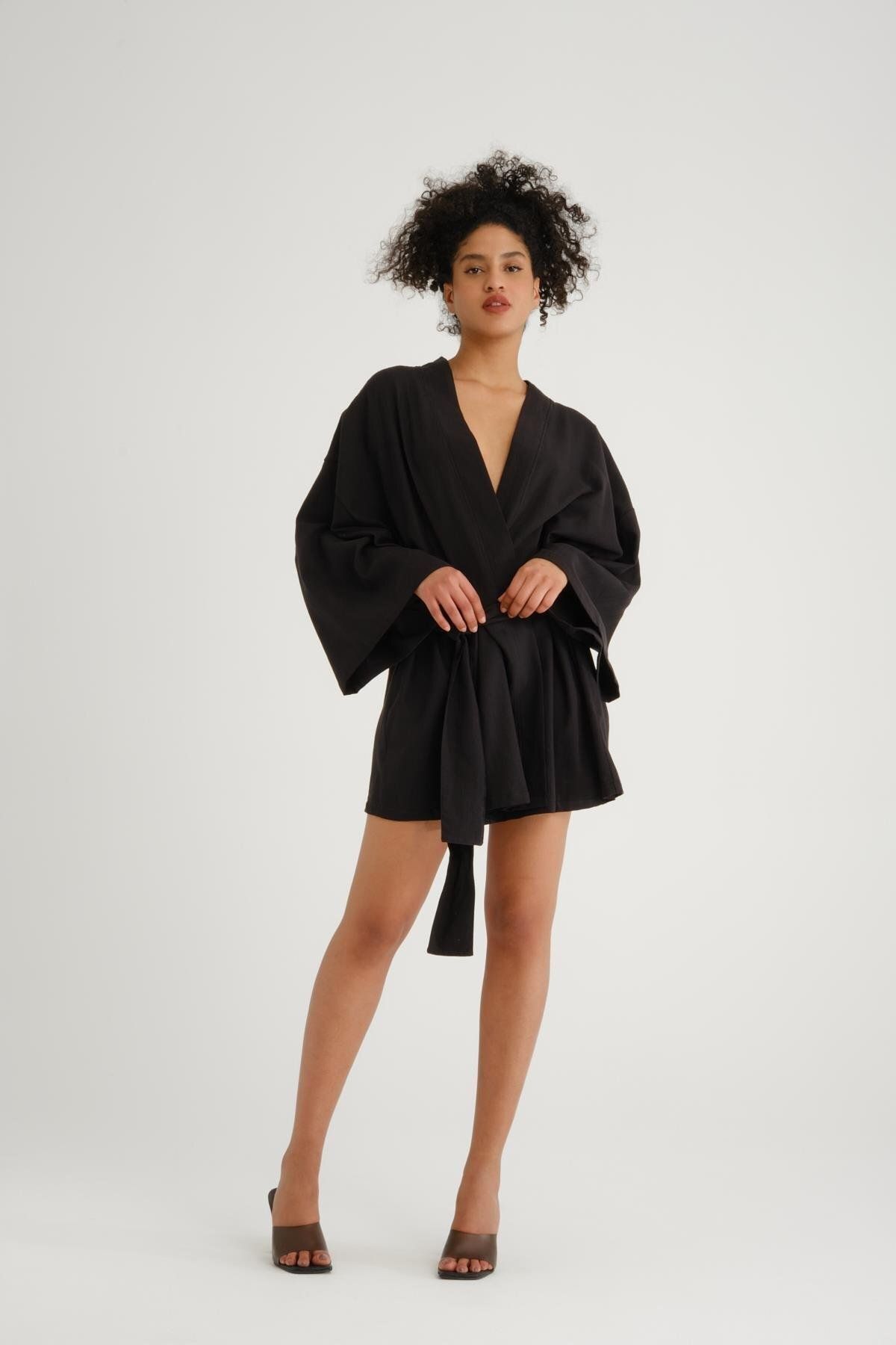 Store %100 Pamuk Pareo - Şık Kimono Tasarımıyla Rahat Ve Estetik Görünüm