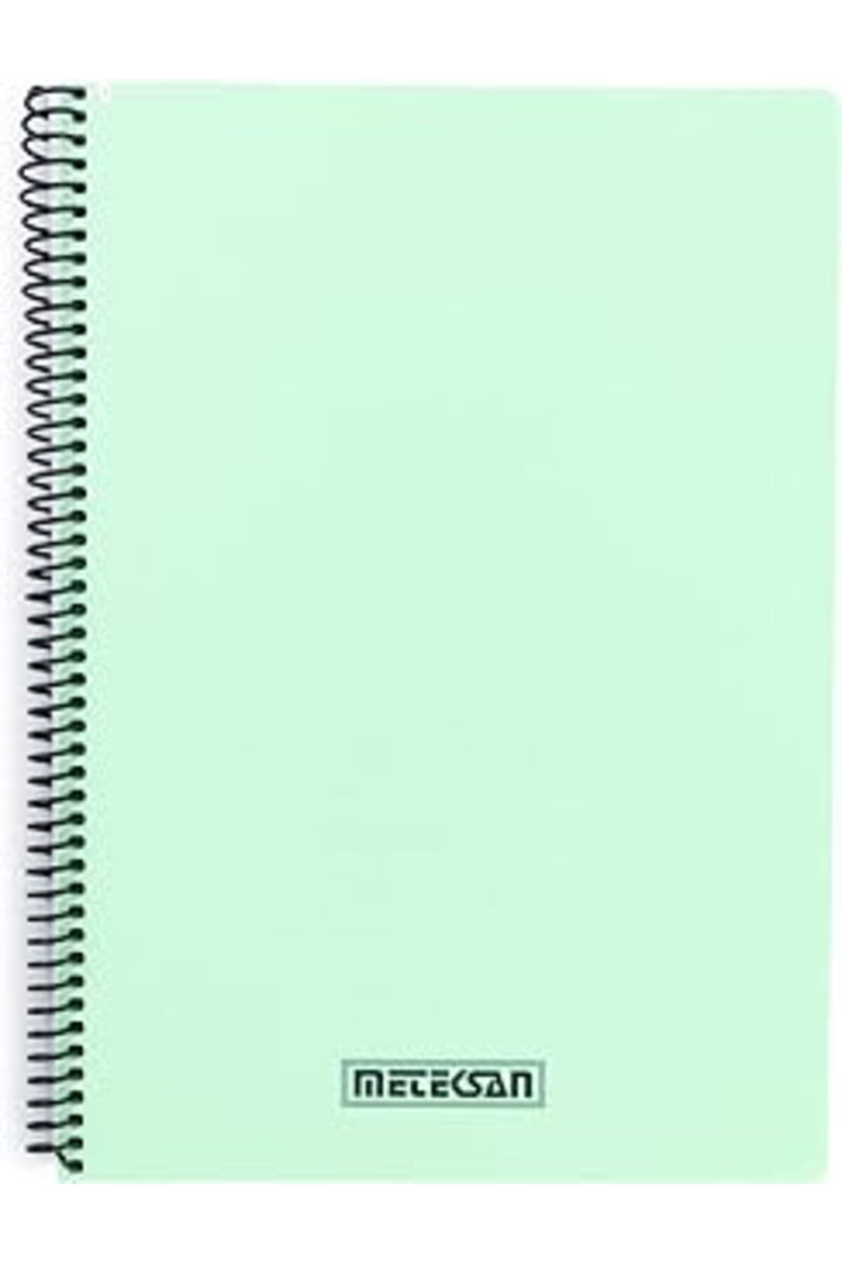 Karachil Meteksan Karina Pastel Serisi, A4 100 Yaprak Çizgili Pp Kapaklı Spiralli Defter, Yeşil