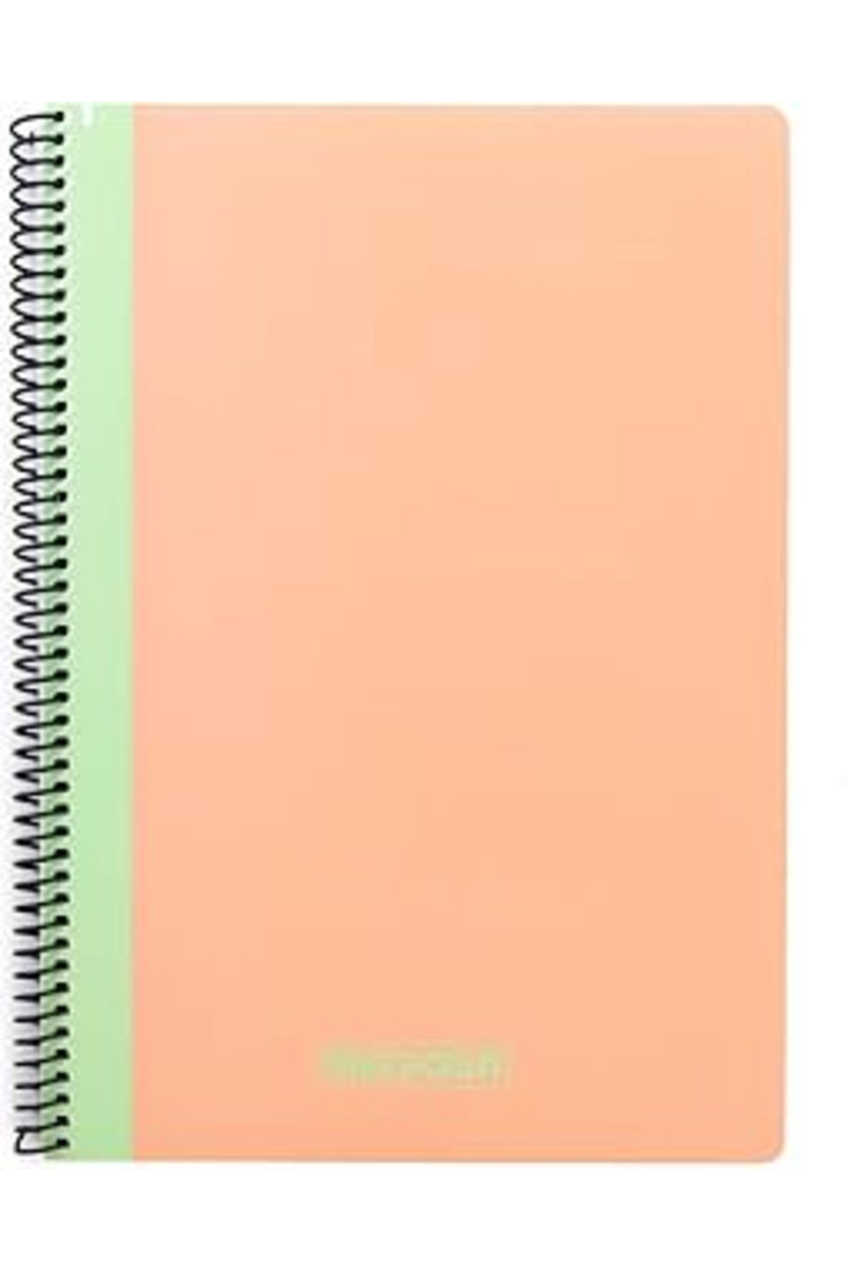 Karachil Meteksan Pruva Pastel Serisi, A4 80 Yaprak Kareli Karton Kapaklı Pet Spiralli Defter, Pembe