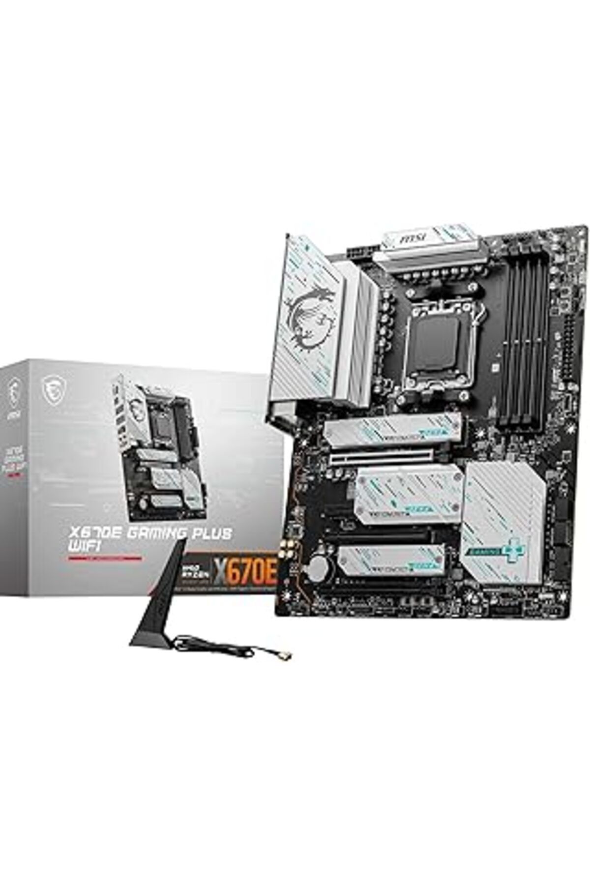 Karachil Msi Mb X670E Gaming Plus Wifi Am5 Ddr5 7800Mhz(Oc) 4X M.2 Usb 3.2 Hdmi Dp 2.5G Lan Amd Wifi 6E Atx