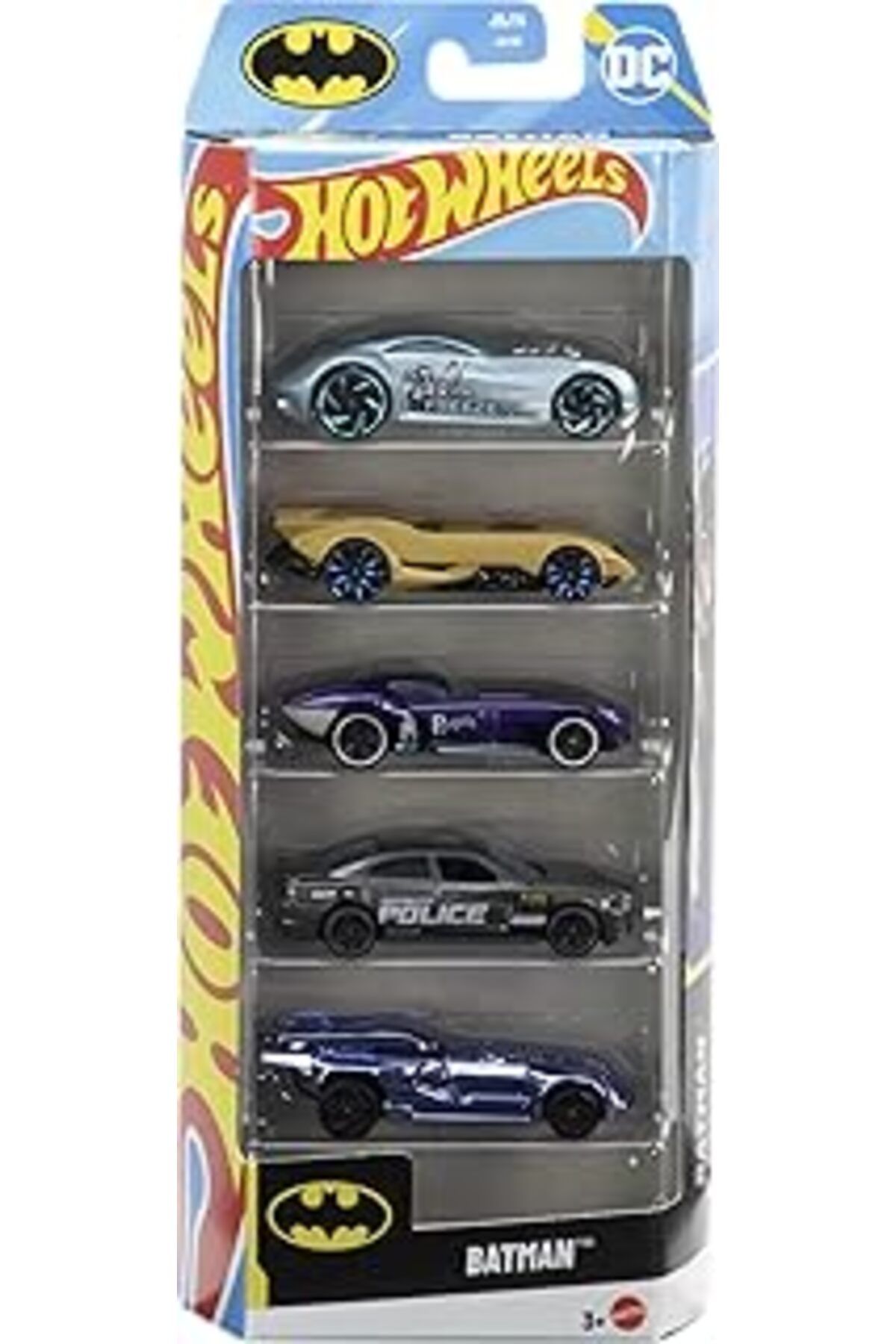 Pazarcan Hot Wheels®® 5'Li Batman Araba Seti, Jdr18