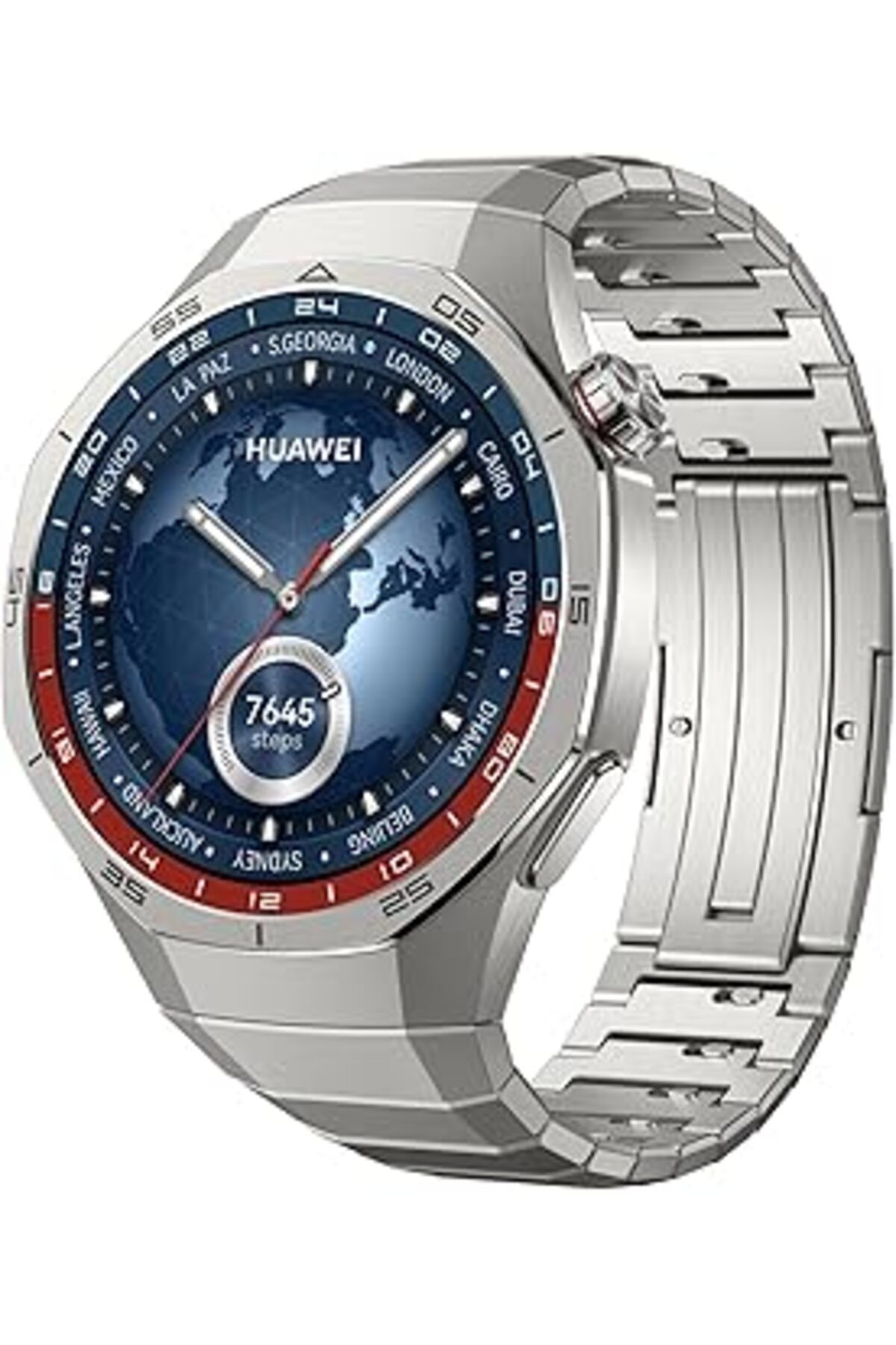 Qedii Huawei Watch Gt 5 Pro 46 Mm Akıllı Saat, Pro Seviyesinde Spor Saati, Keskin Hatlı Tasarım, 14 Güne